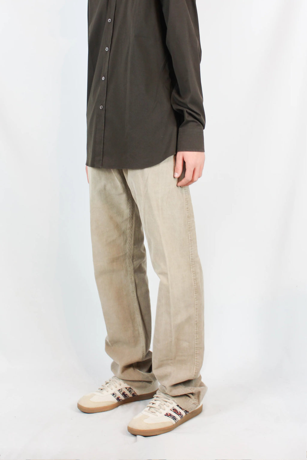 Corduroy Bootcut Chino Trousers