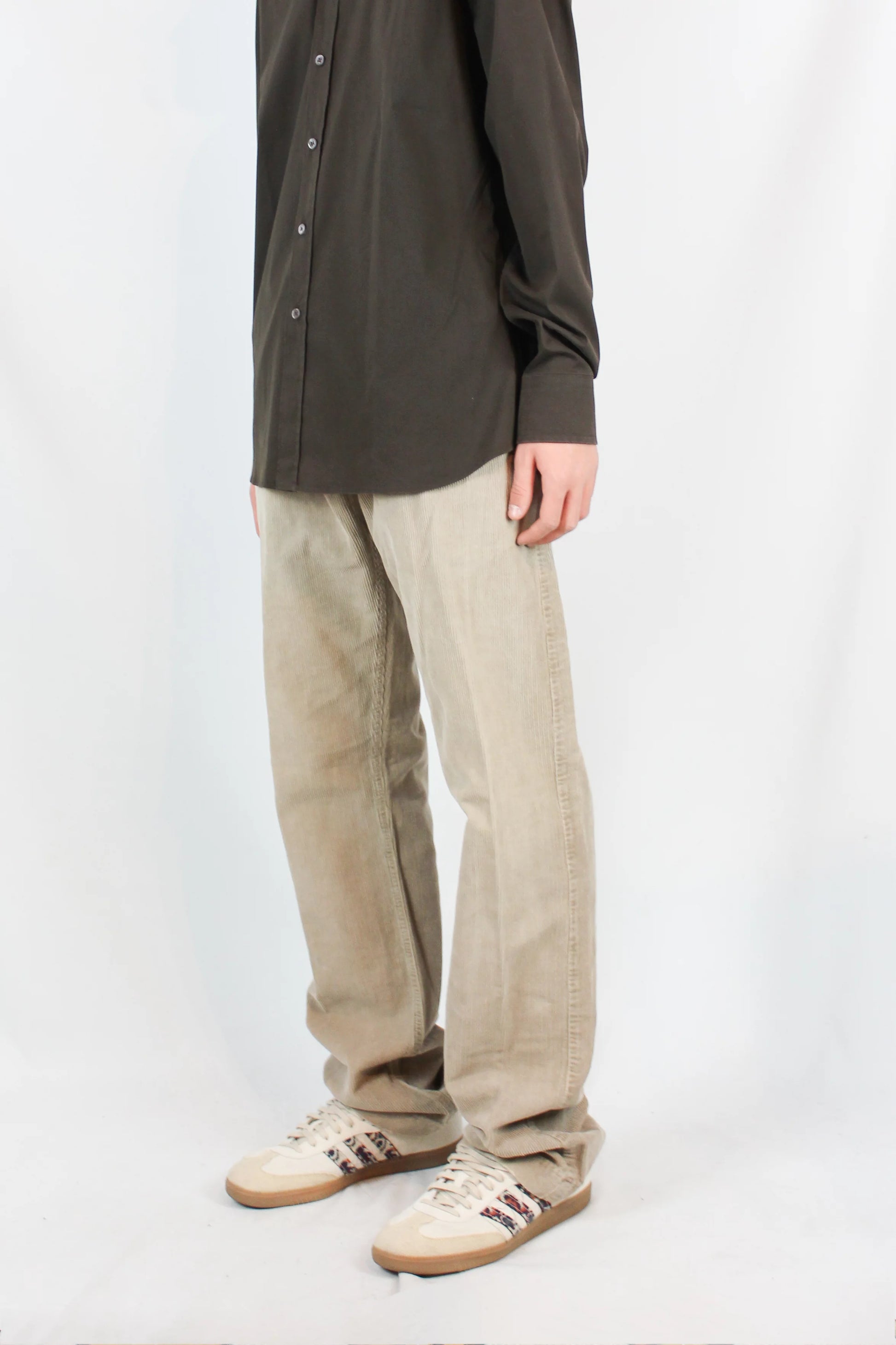 Corduroy Bootcut Chino Trousers