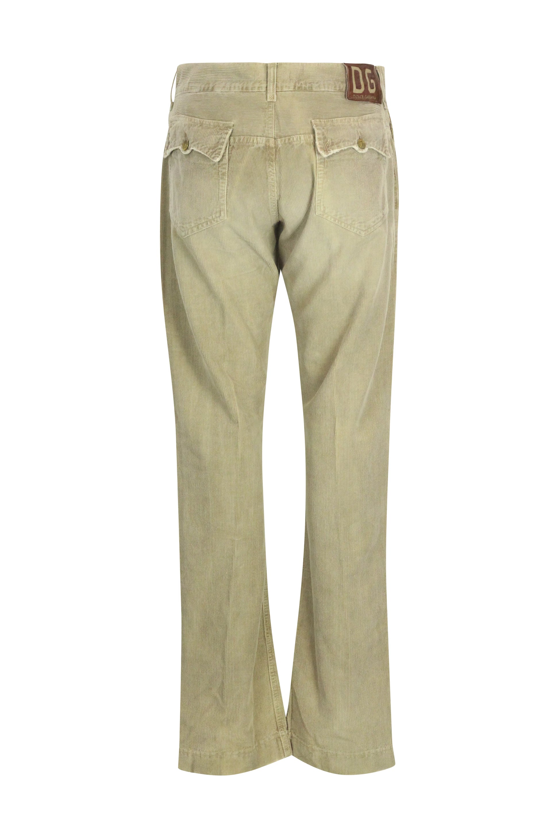 Corduroy Bootcut Chino Trousers