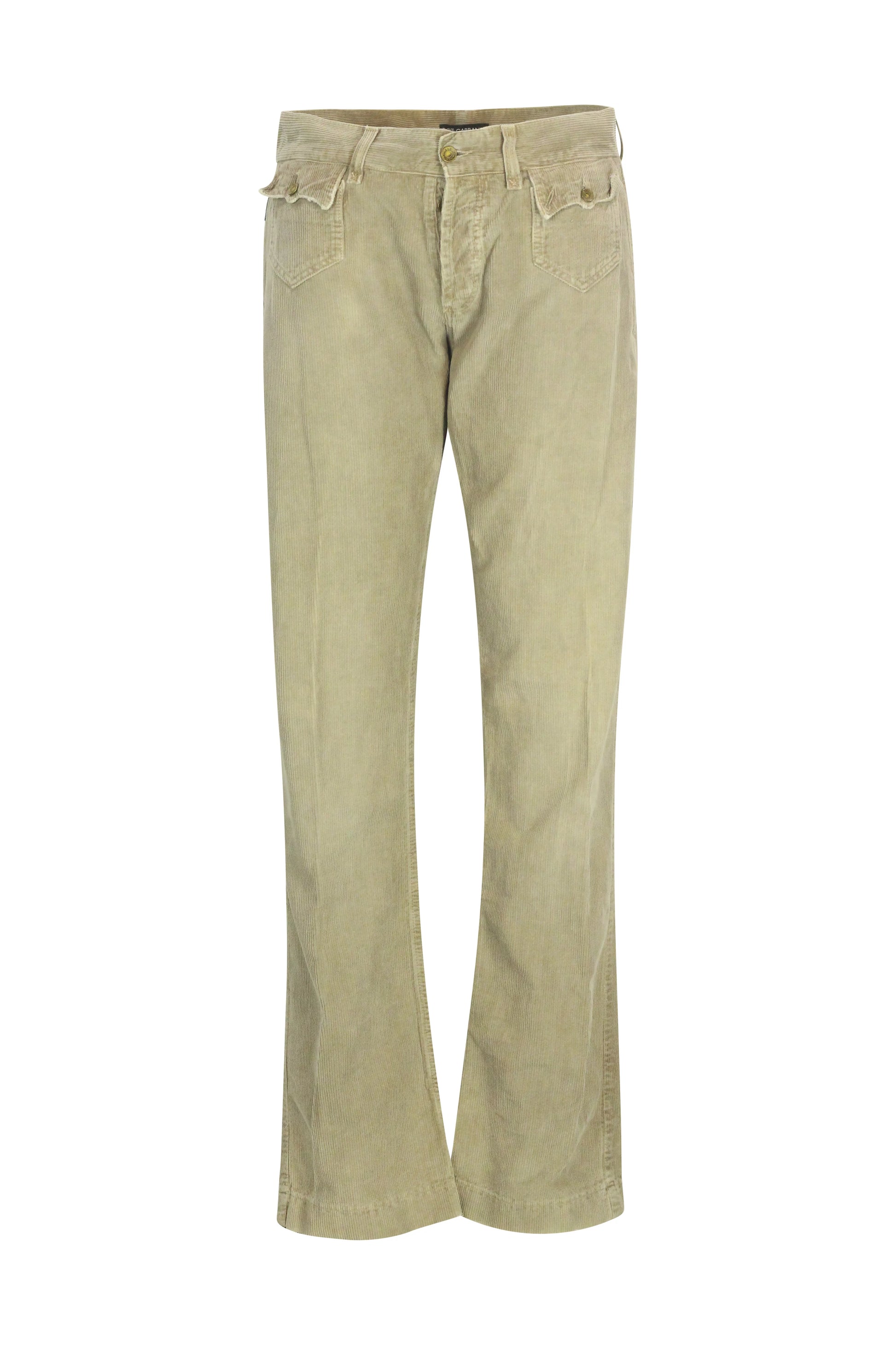 Corduroy Bootcut Chino Trousers