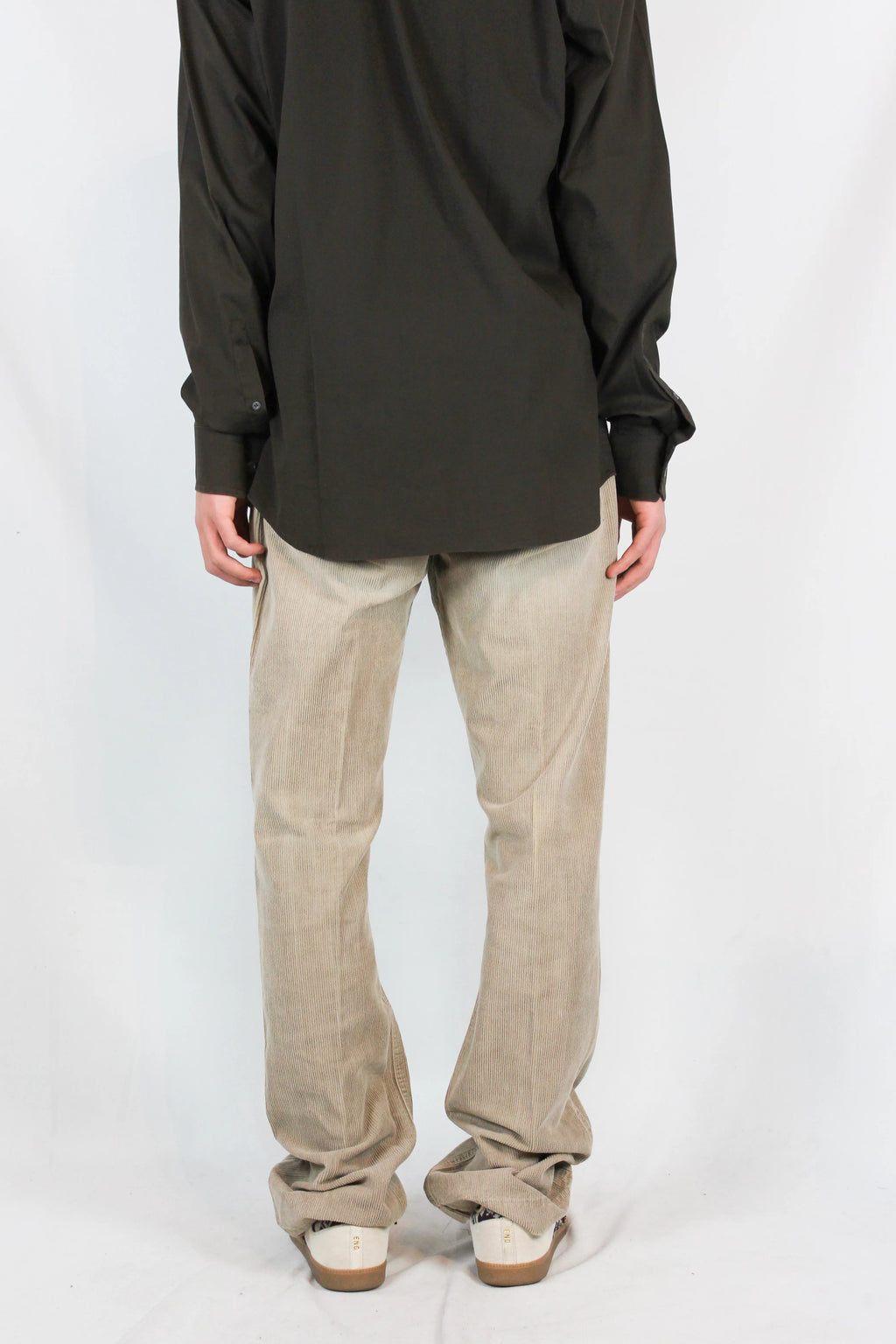 Corduroy Bootcut Chino Trousers