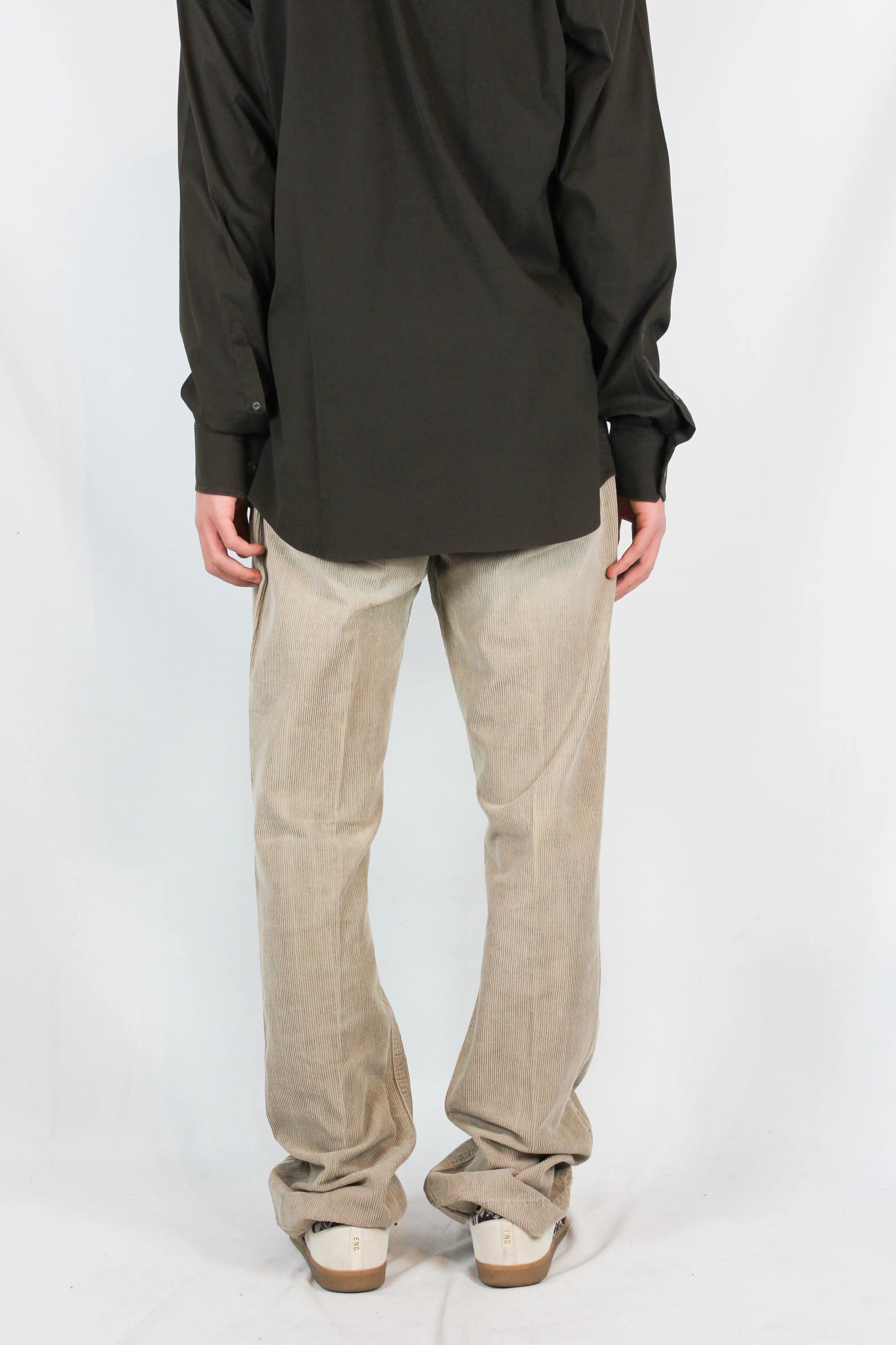 Corduroy Bootcut Chino Trousers