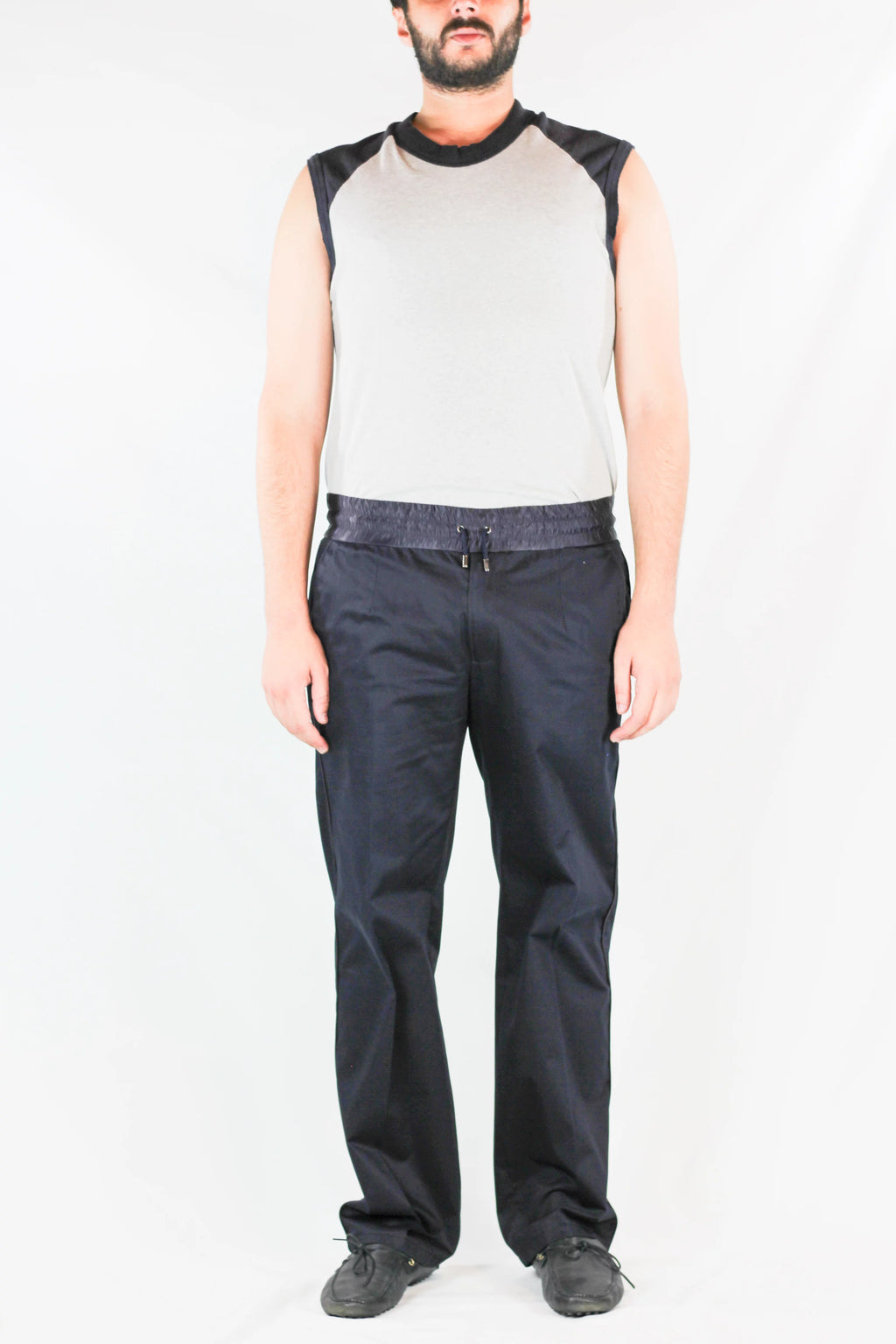 Straight-Leg Drawstring Trousers SS2009