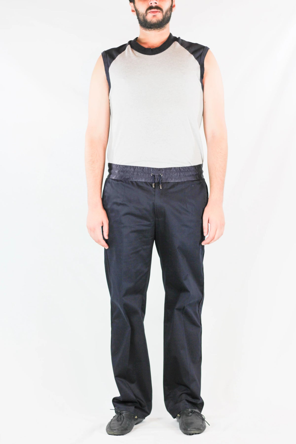 Straight-Leg Drawstring Trousers SS2009