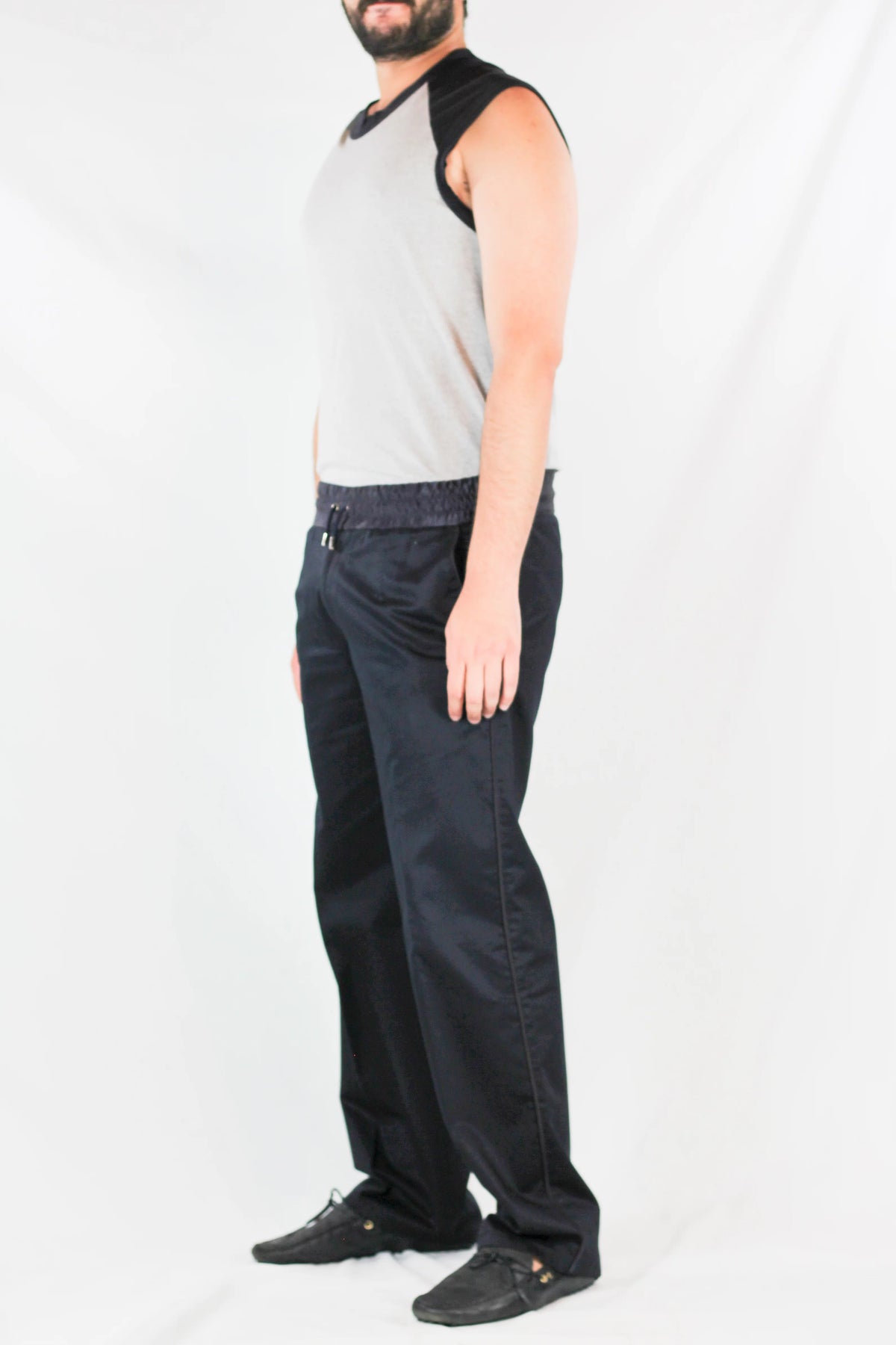 Straight-Leg Drawstring Trousers SS2009