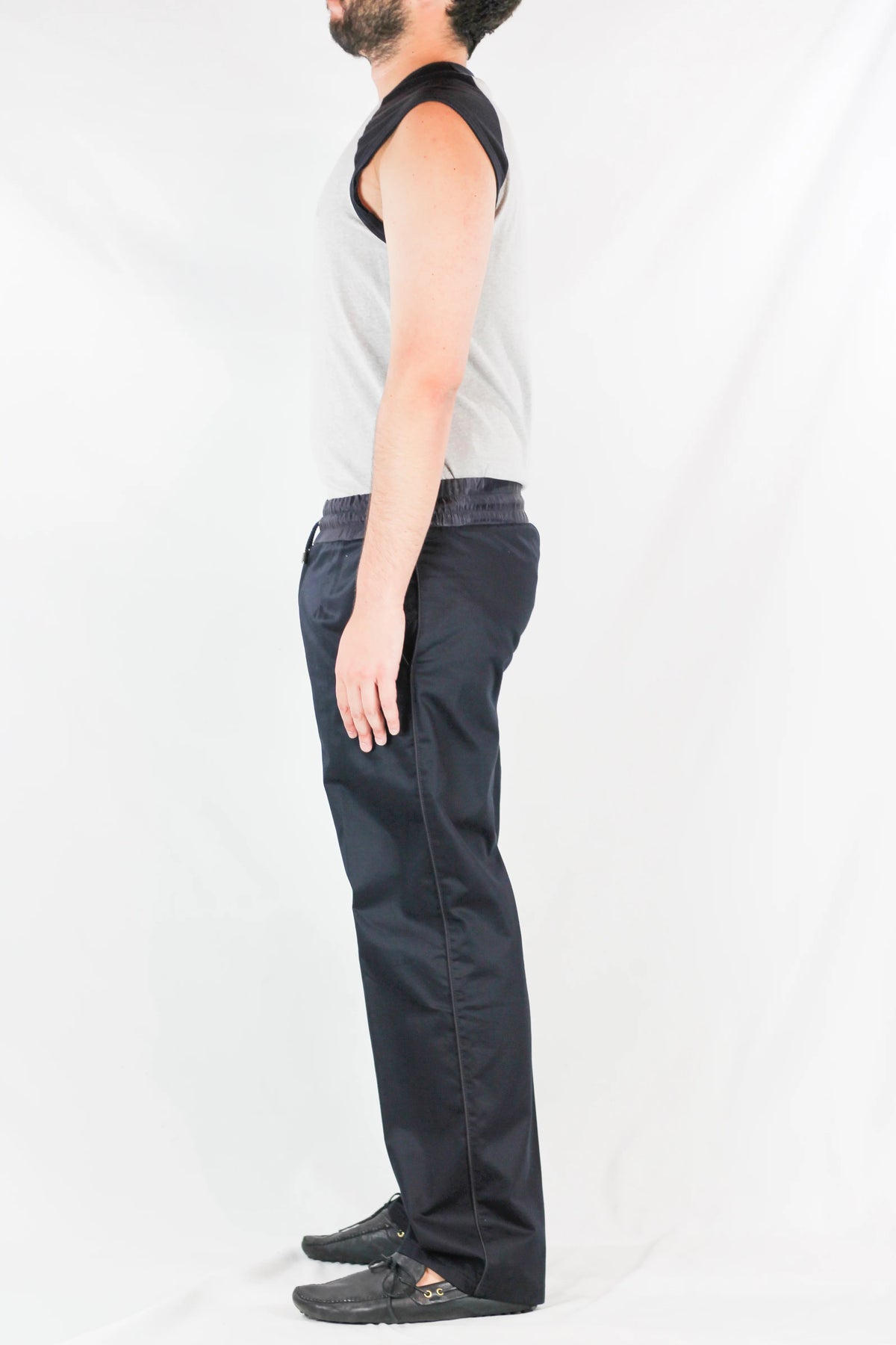Straight-Leg Drawstring Trousers SS2009