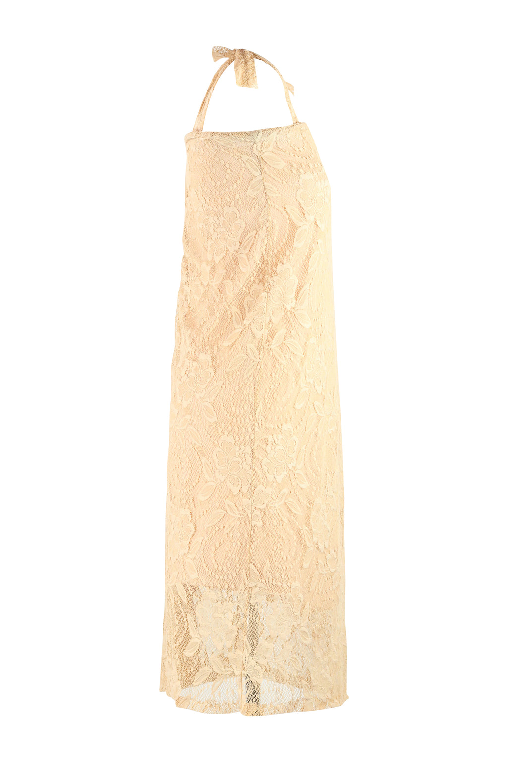 Pale Apricot Lace Dress