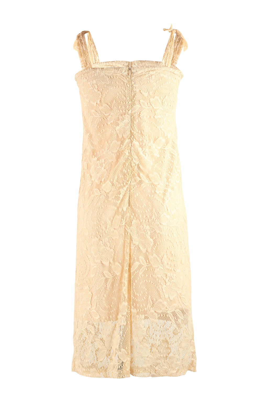 Pale Apricot Lace Dress