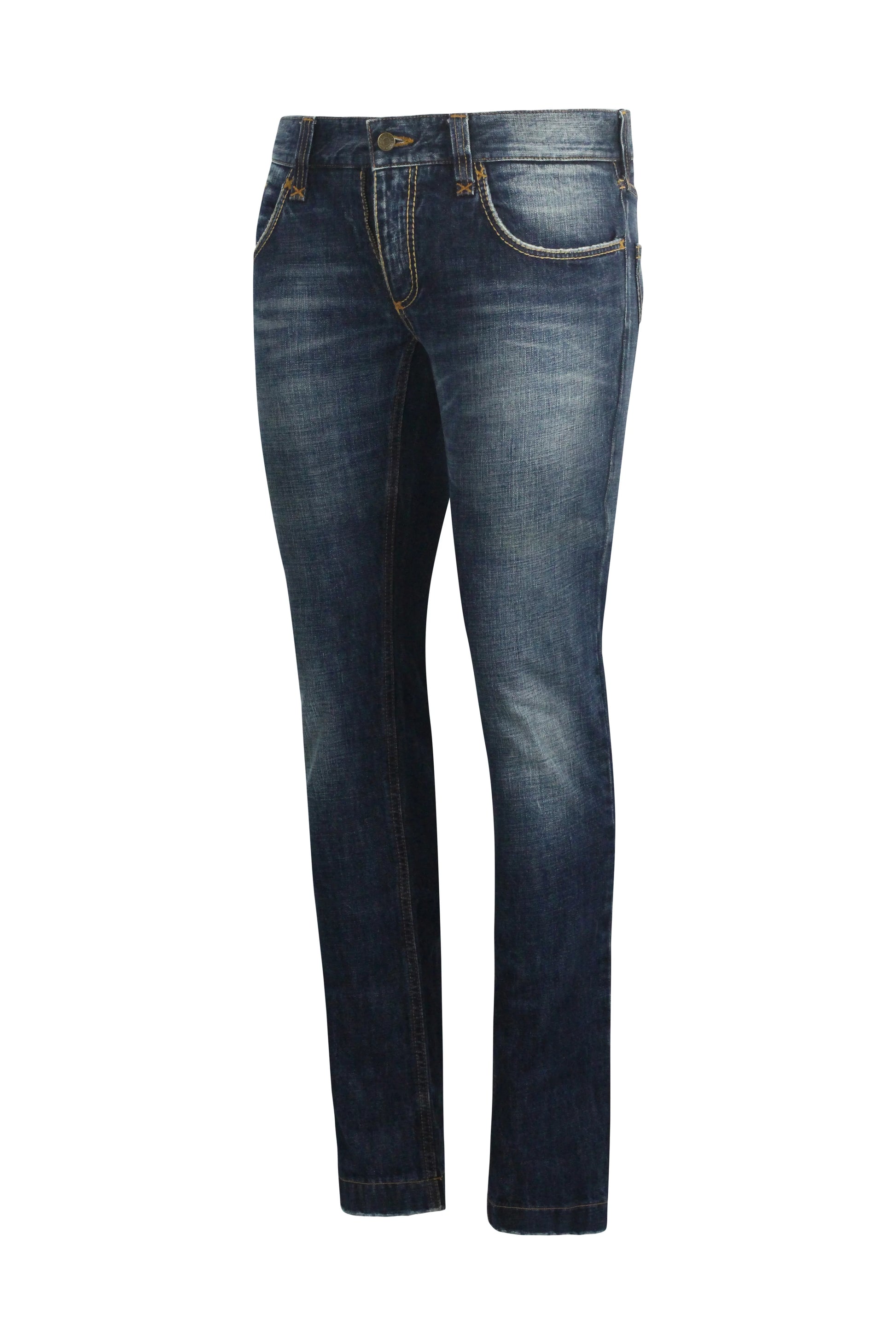 Slim Dark Wash Denim Jeans