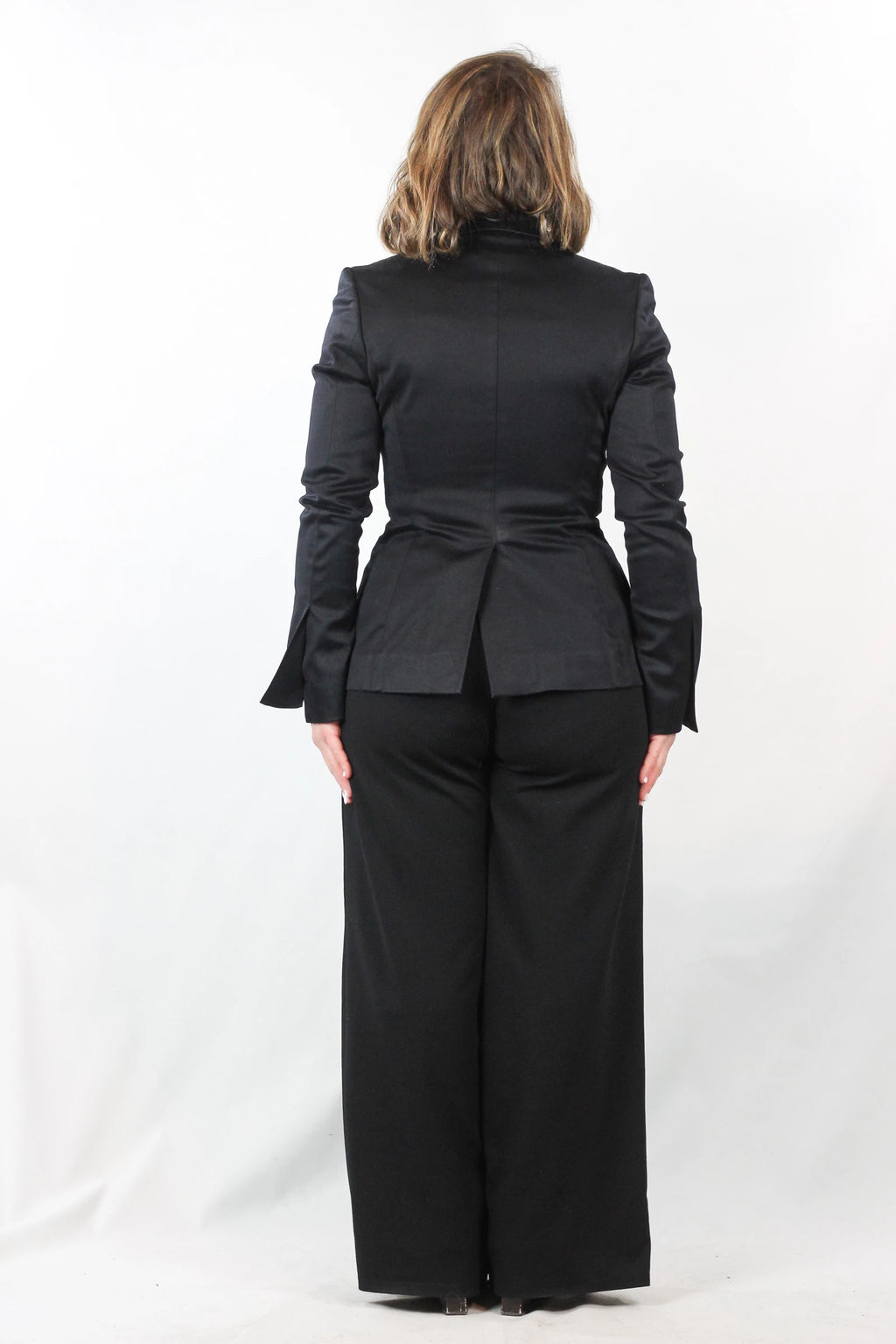 Stretch Cotton Straight-Fit Blazer