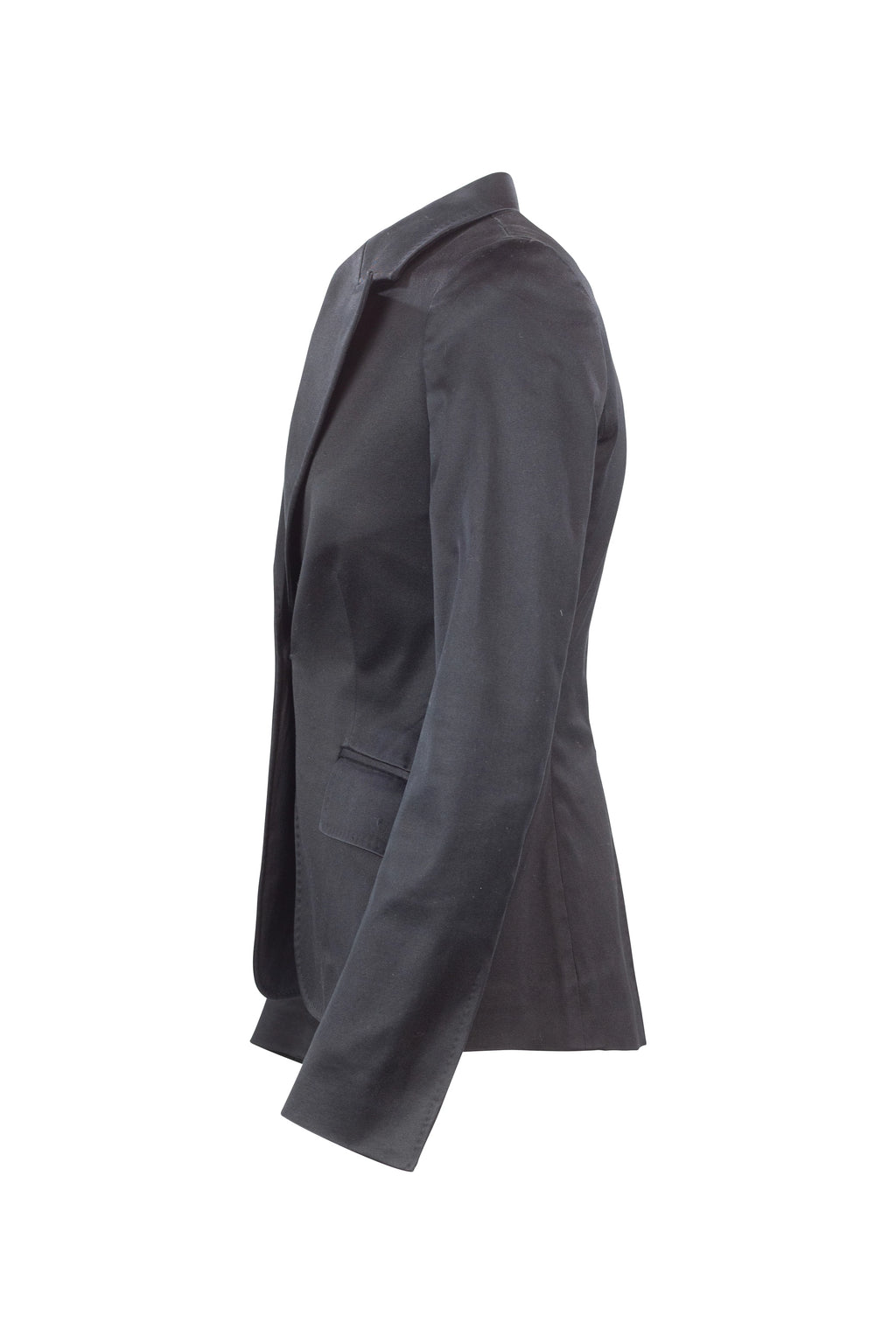 Stretch Cotton Straight-Fit Blazer