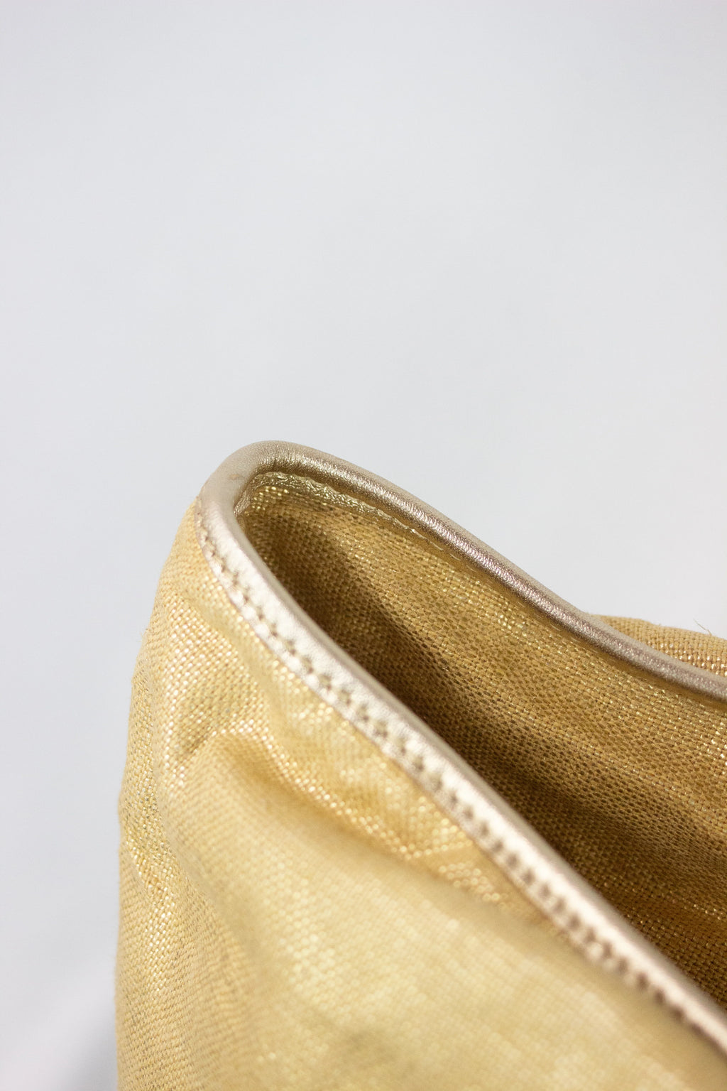 Golden beach tote
