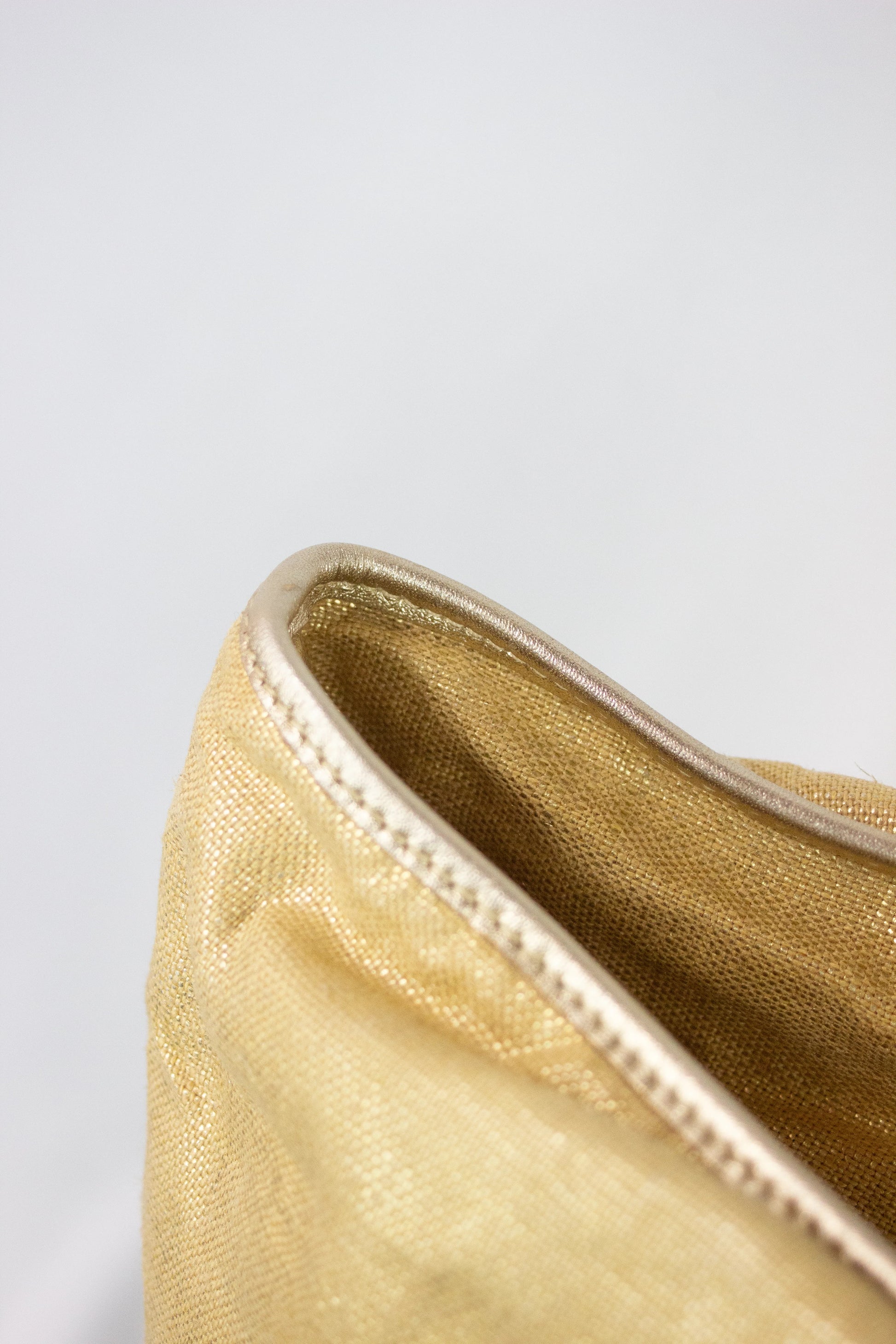 Golden beach tote