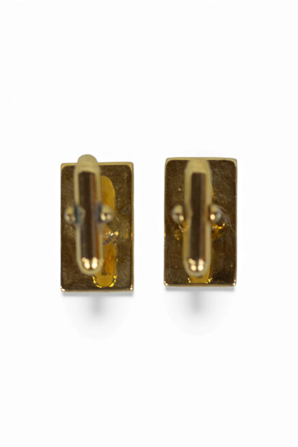Golden logo cufflinks