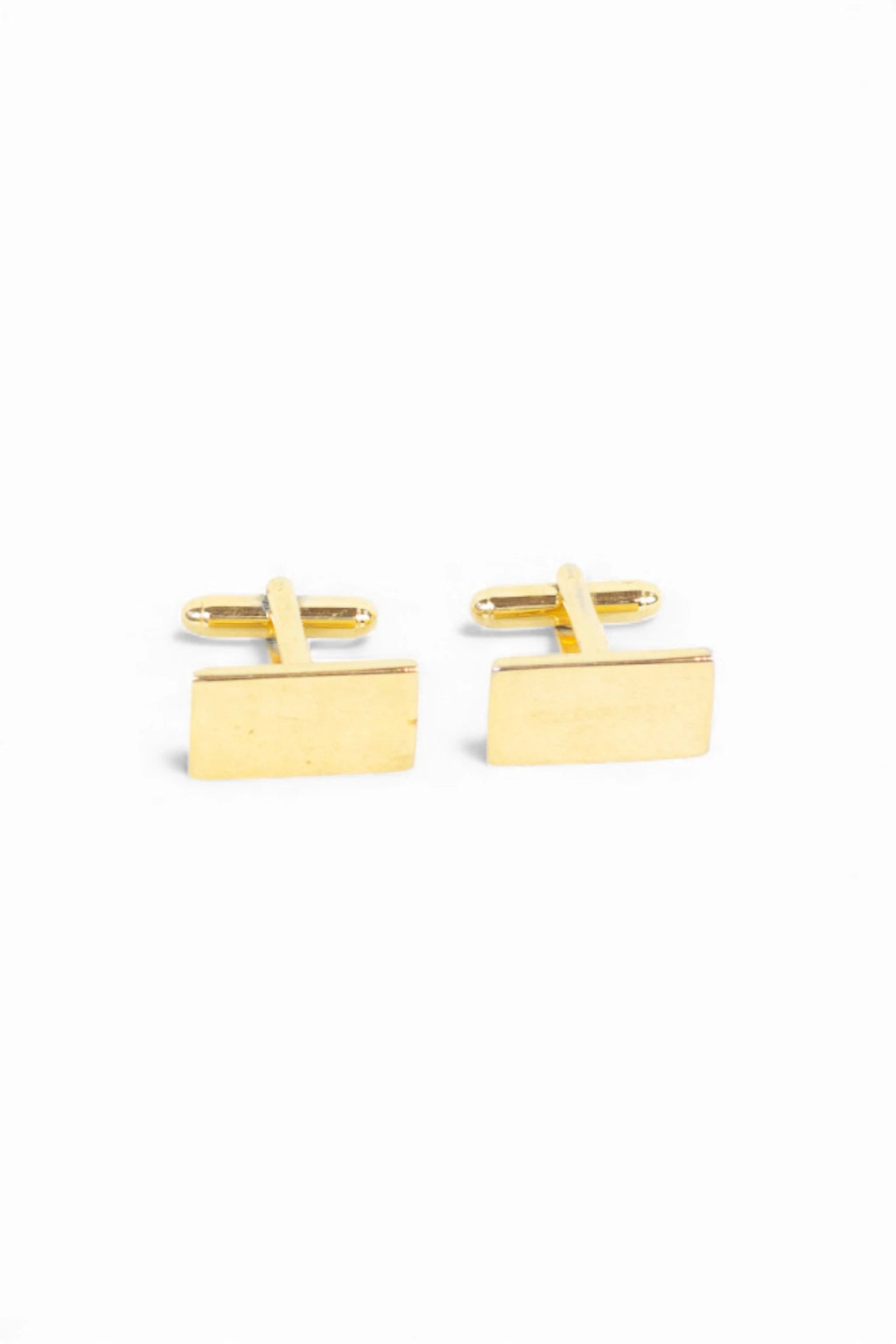 Golden logo cufflinks
