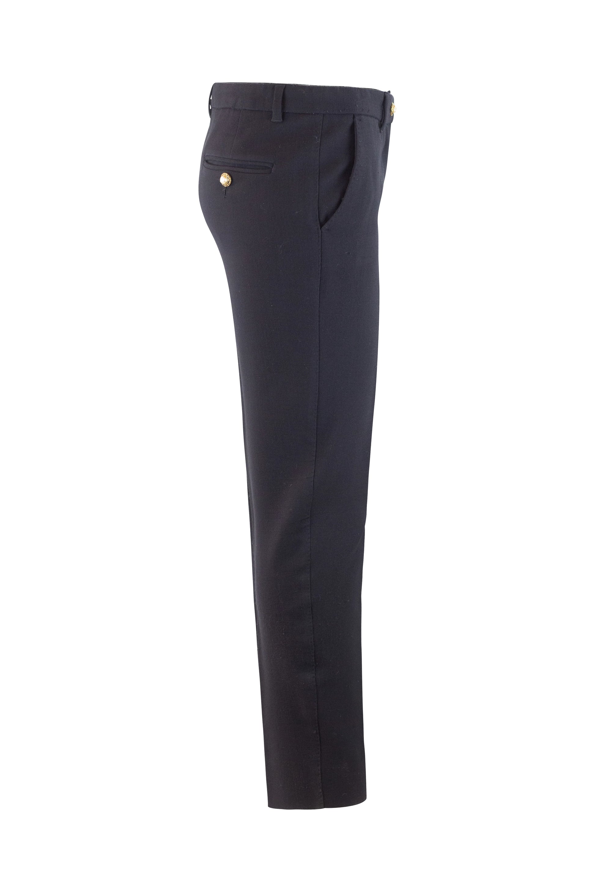 Skinny Tailored Trousers with Jewel Buttons