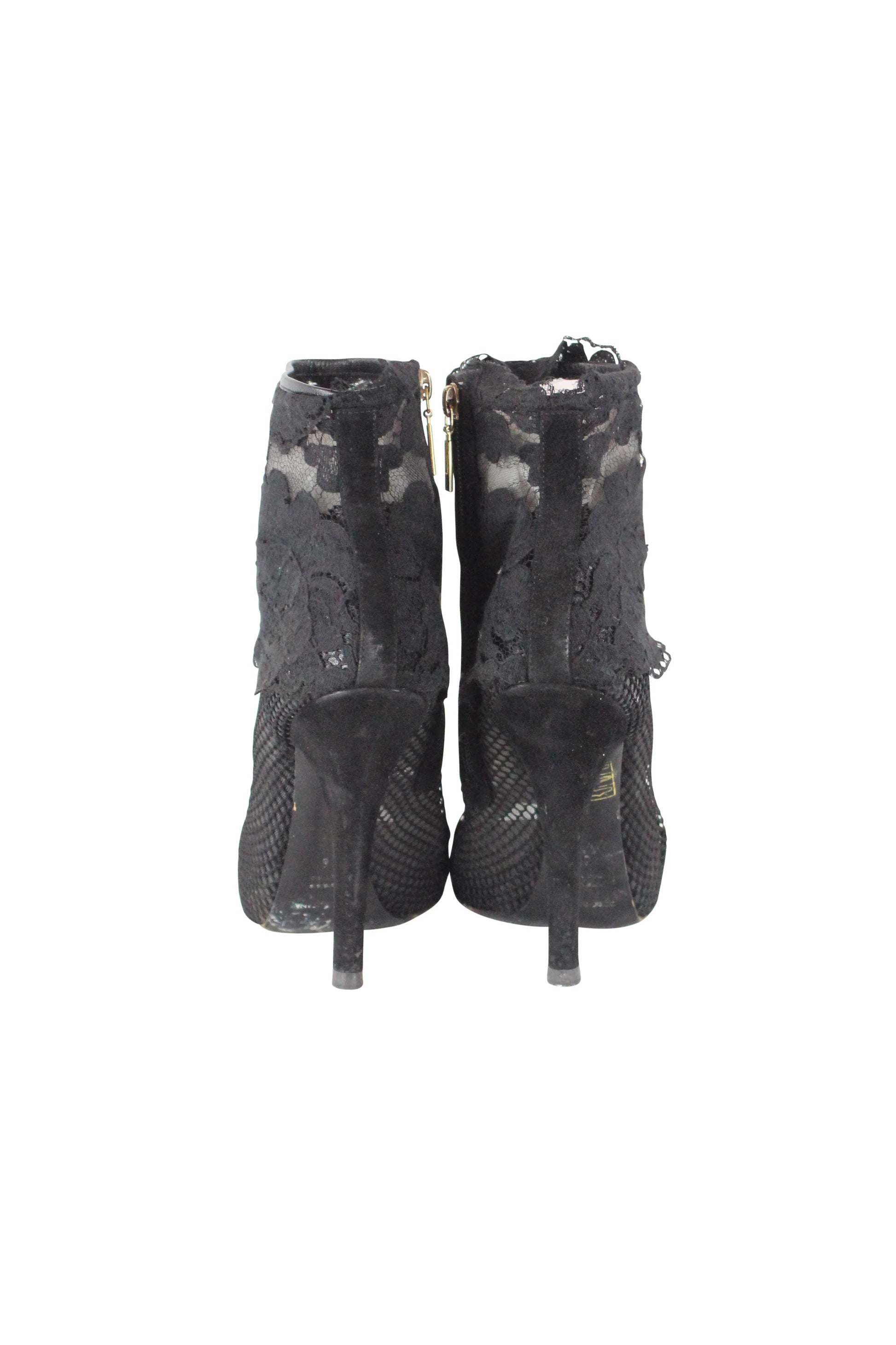 Lace ankle boots with peep toe SS2010