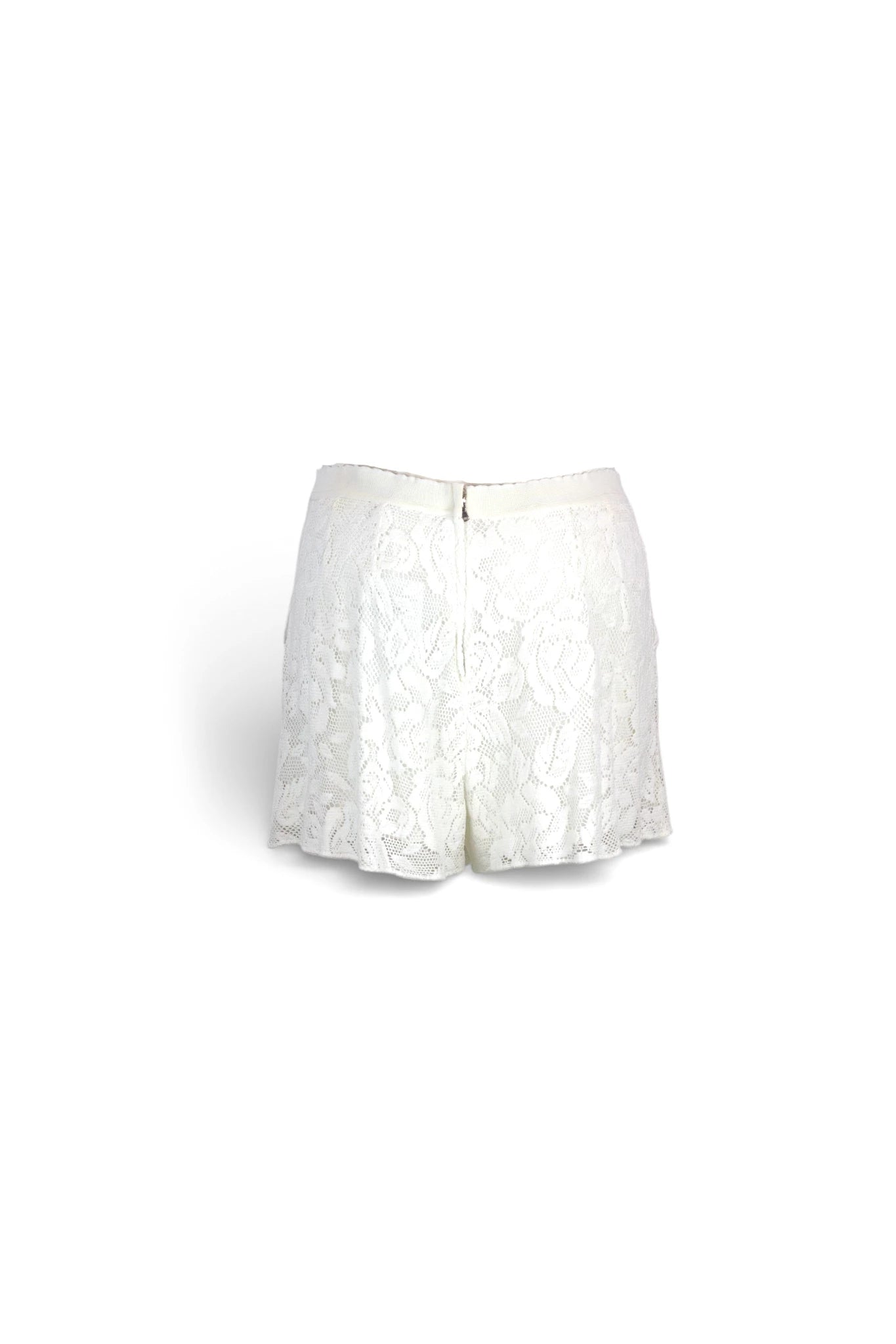 White Lace Shorts
