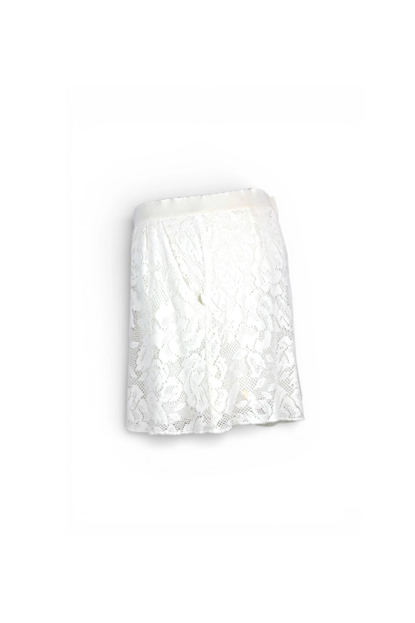 White Lace Shorts