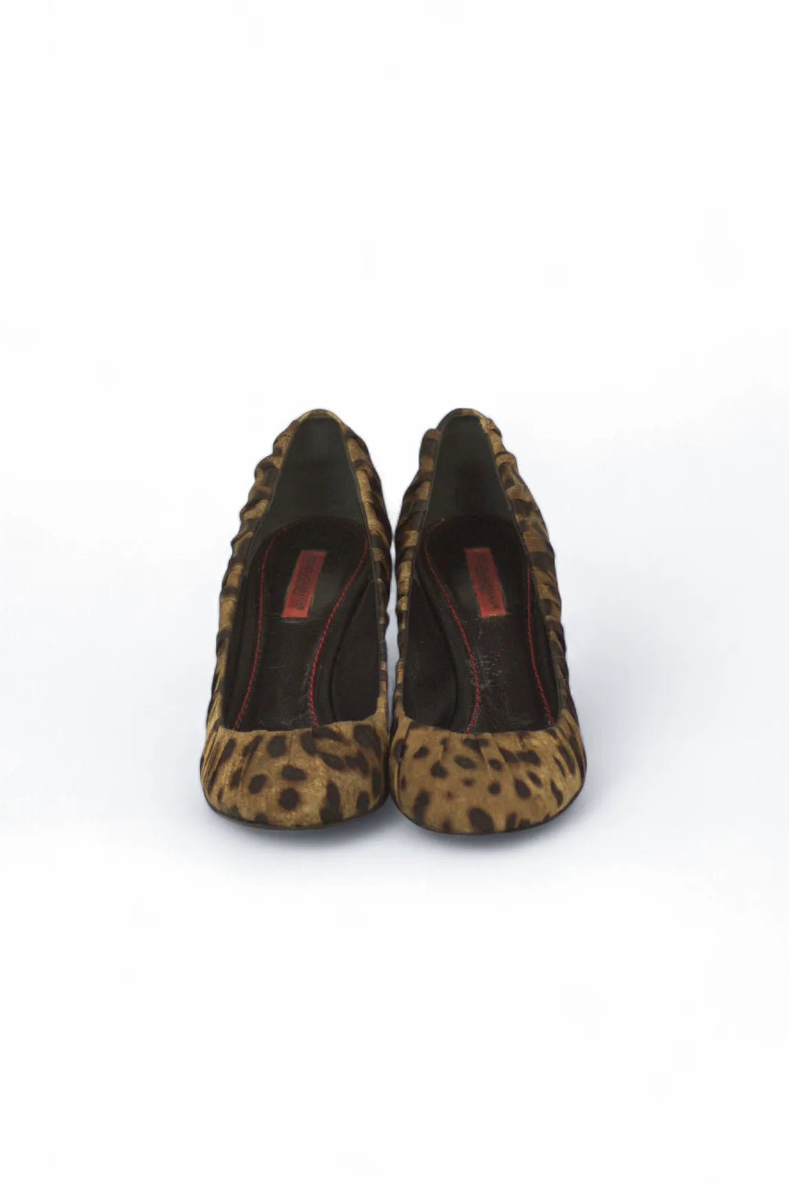 Satin ruched pumps - MALISTO