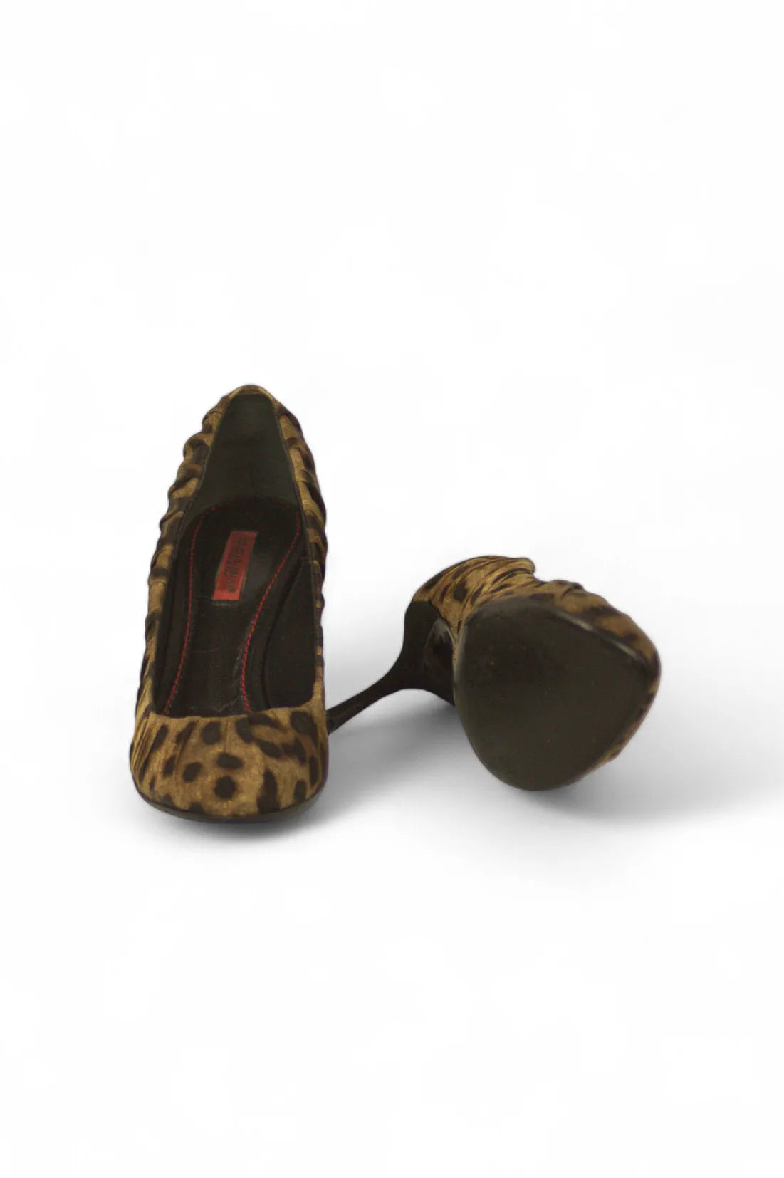 Satin ruched pumps - MALISTO