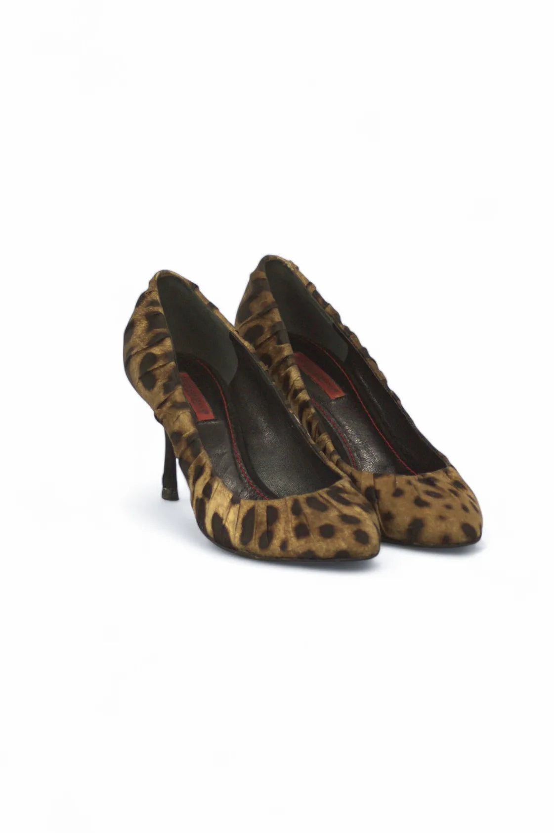 Satin ruched pumps - MALISTO