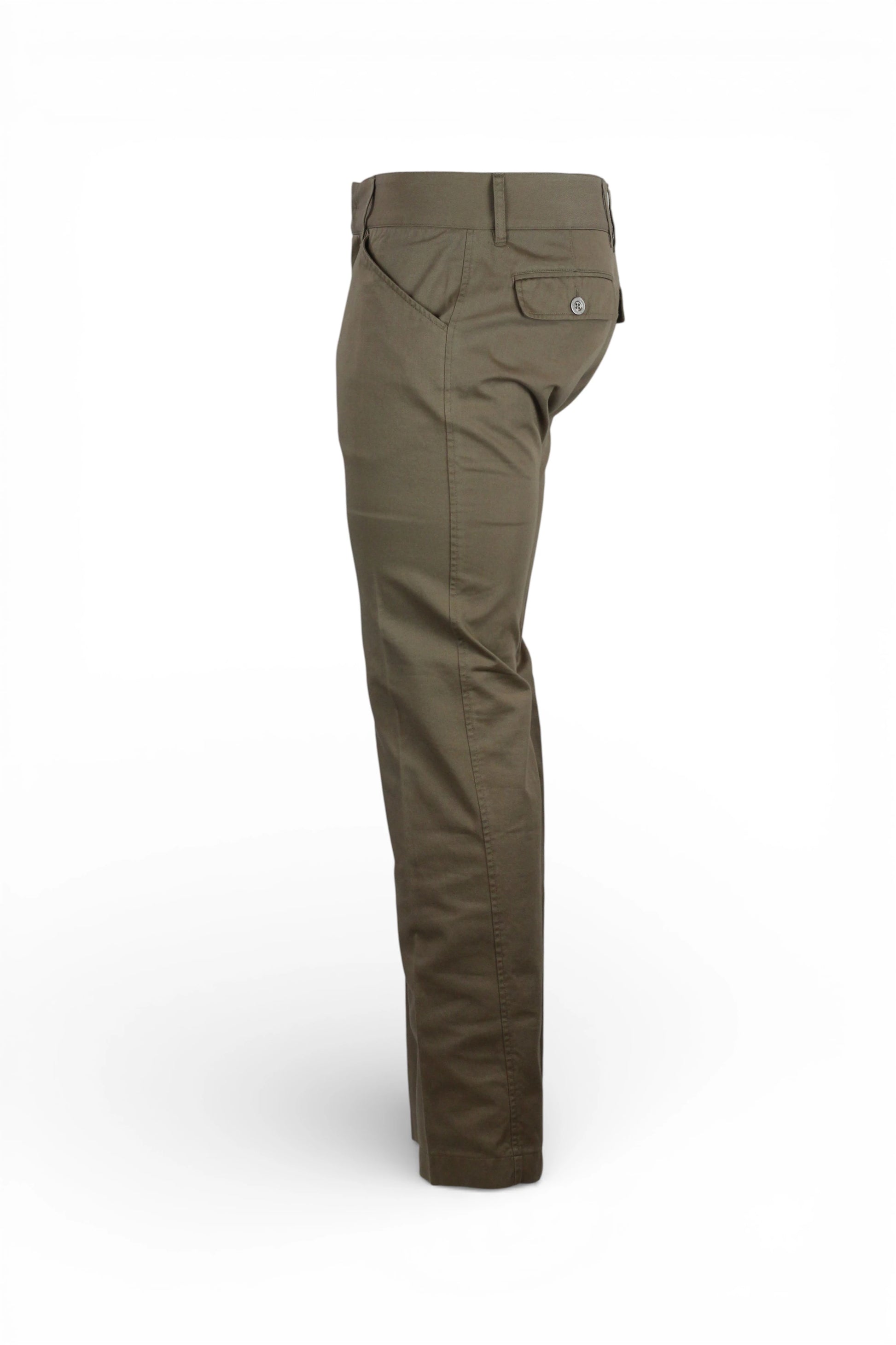 Military Green Chino Trousers