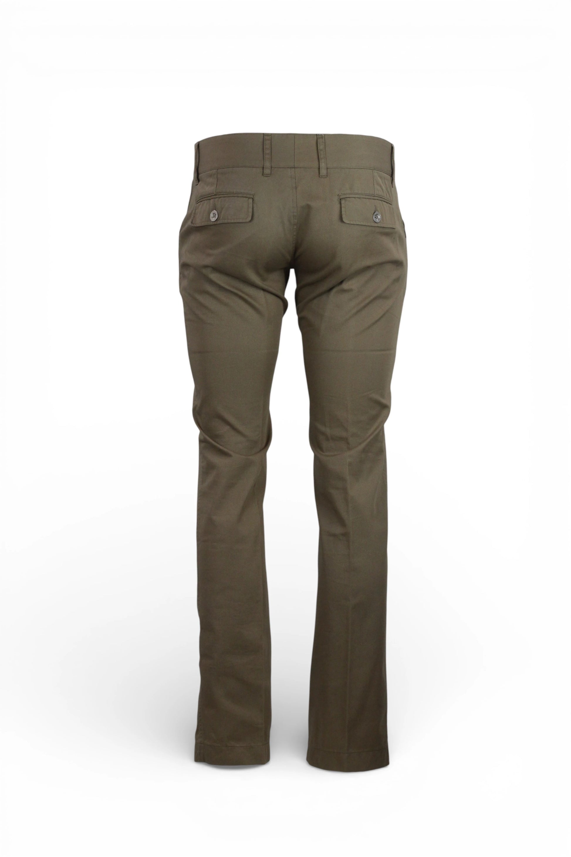 Military Green Chino Trousers