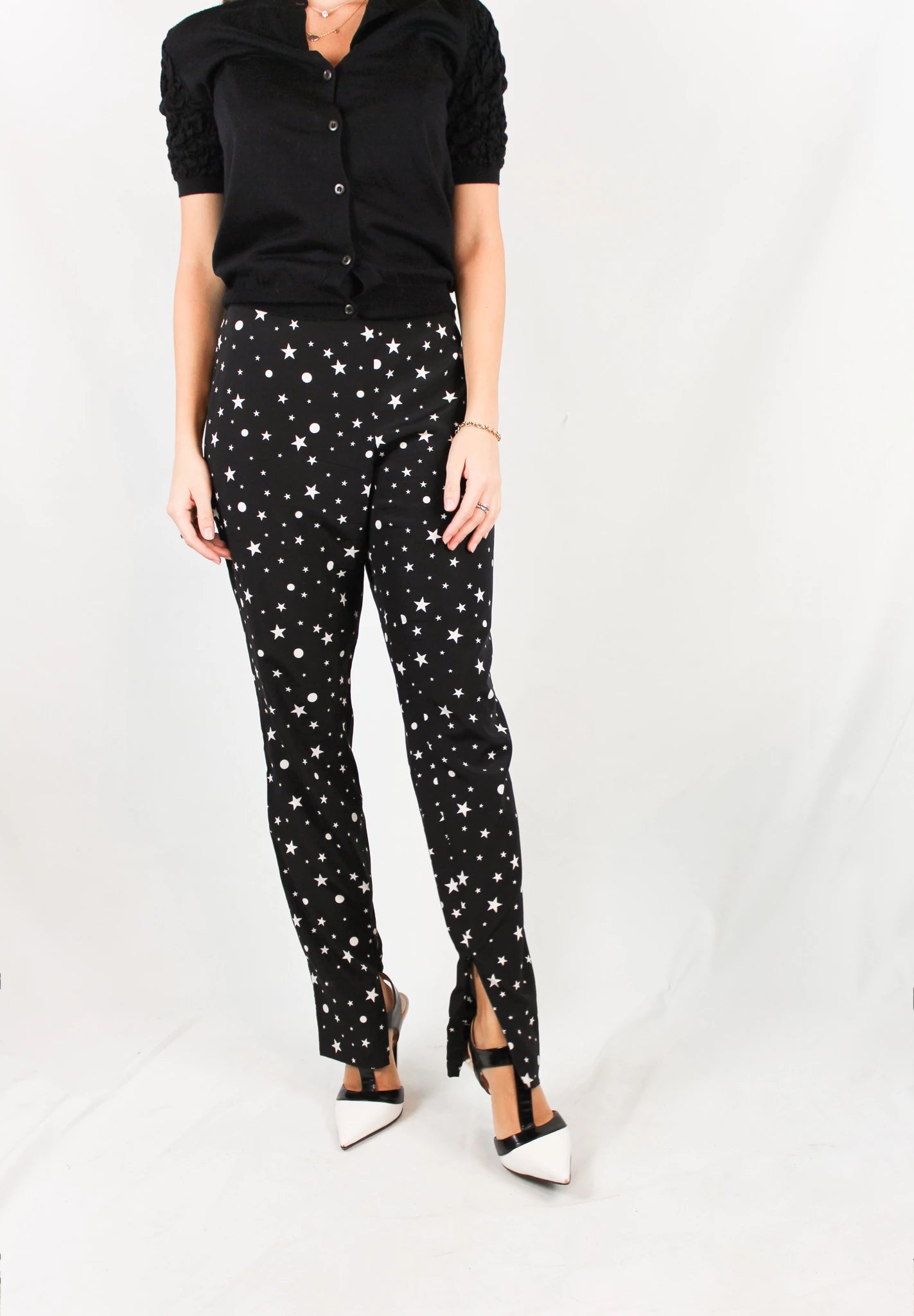 Silk Star-Print Trousers AW2011