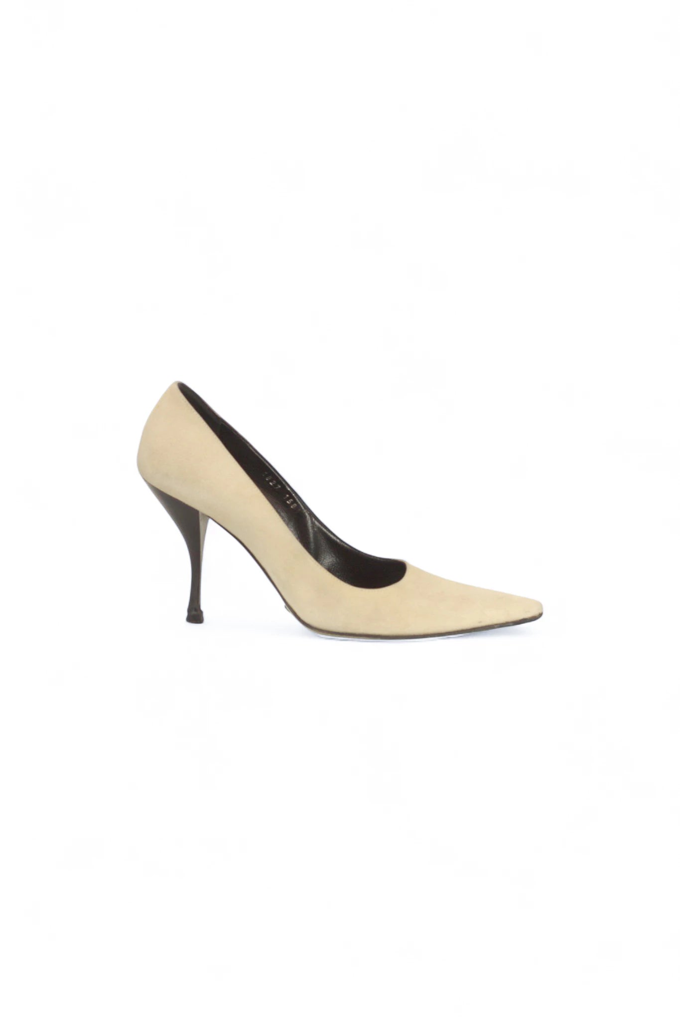 Ivory Suede Pumps