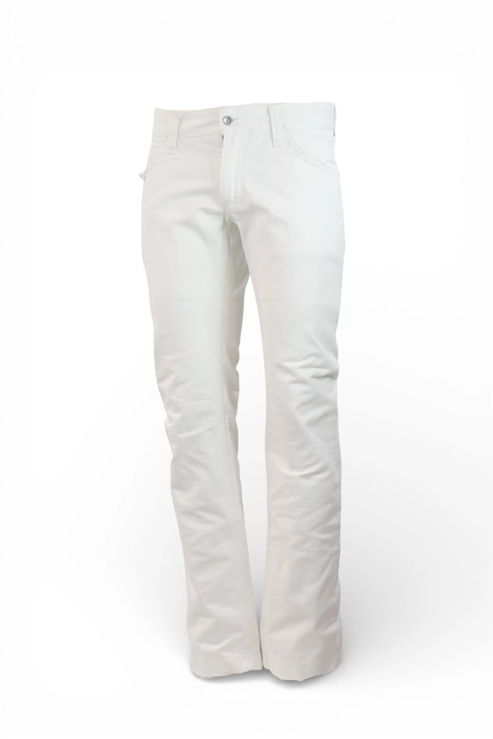 White Flare Denim Jeans