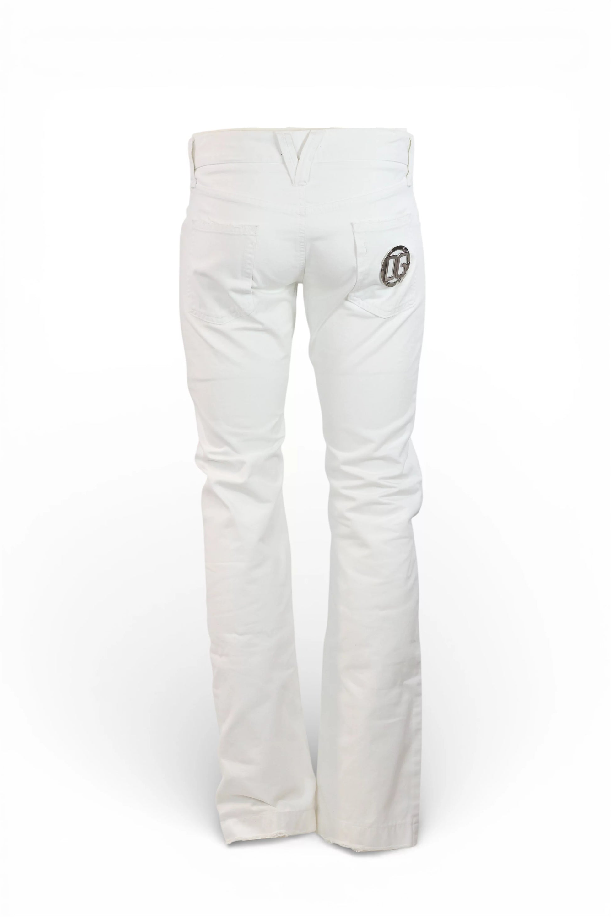 White Flare Denim Jeans