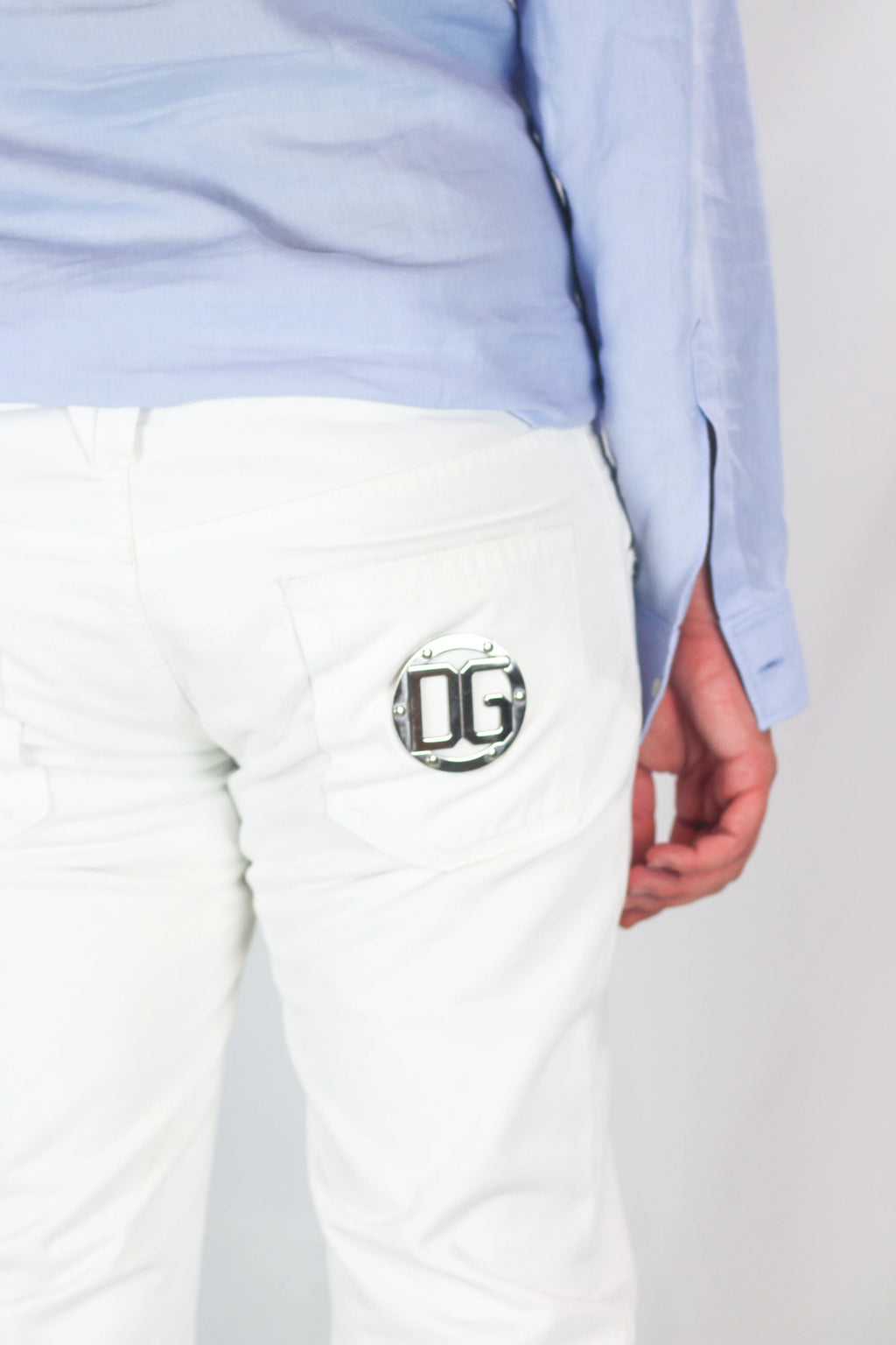 White Flare Denim Jeans