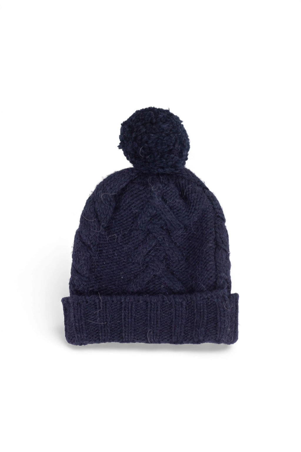 Dark Blue Wool Hat