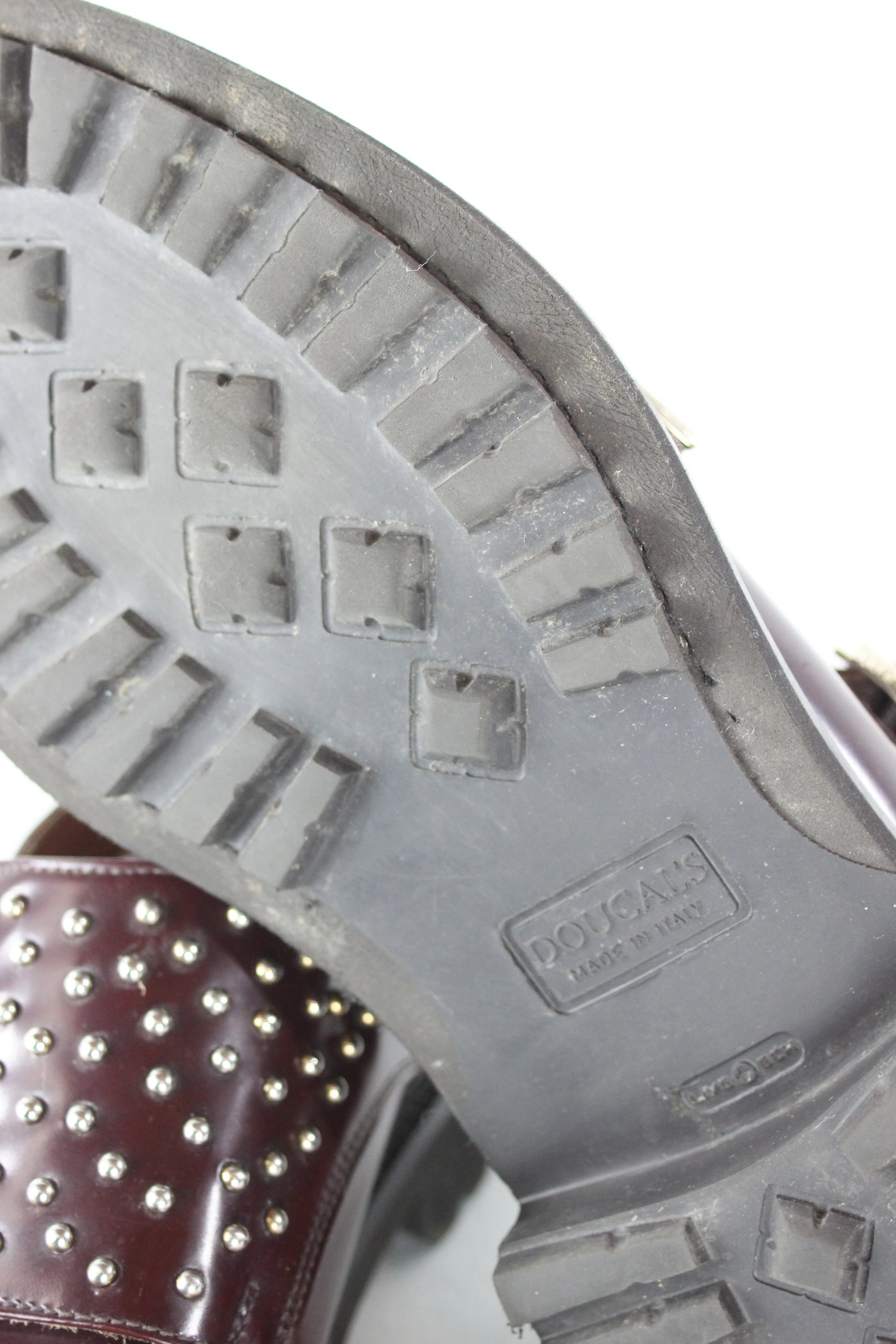 Leather studded brogues