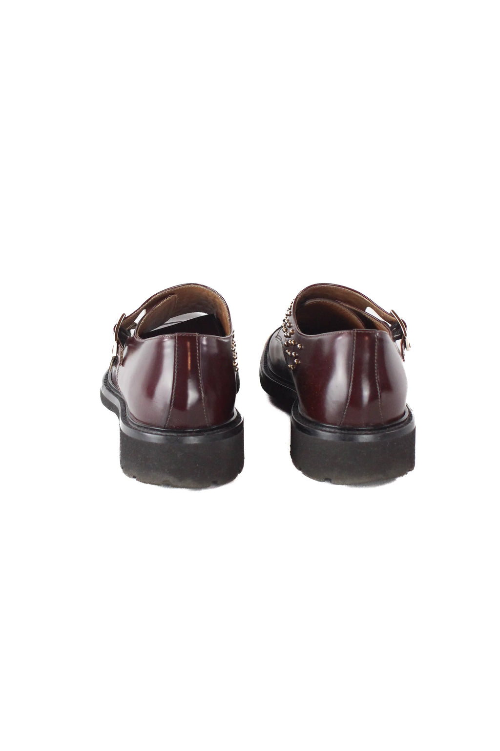 Leather studded brogues