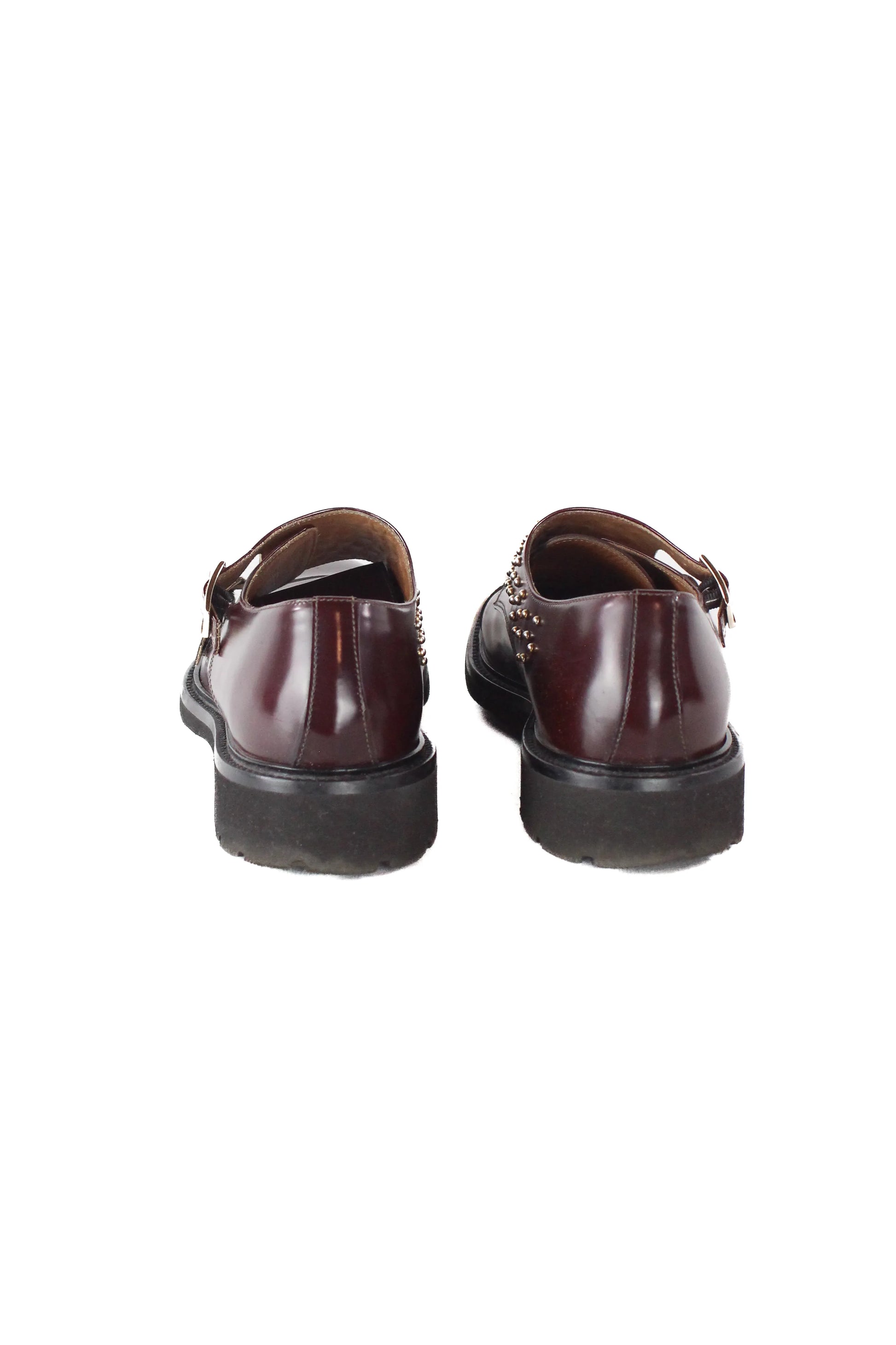 Leather studded brogues