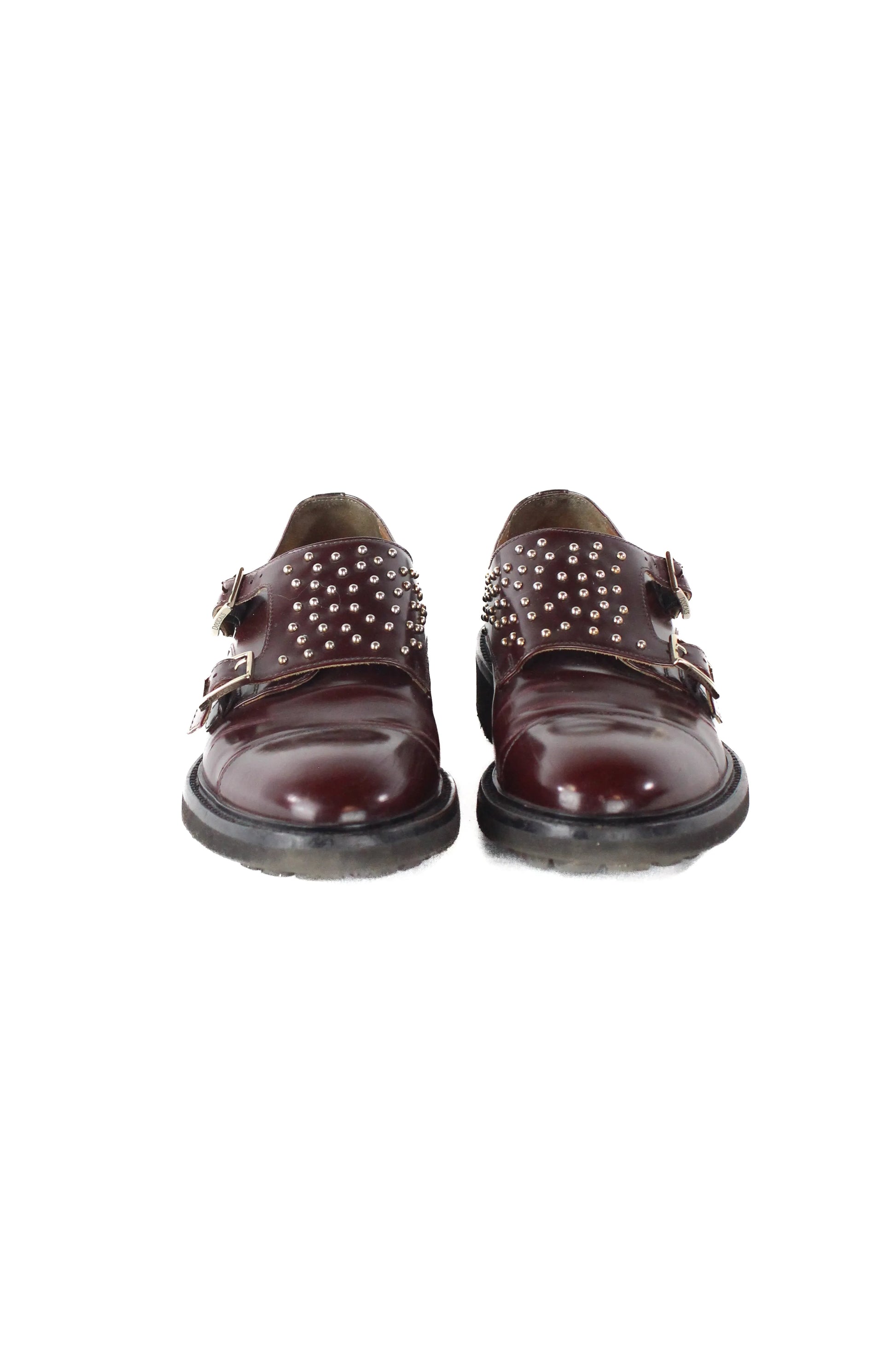 Leather studded brogues