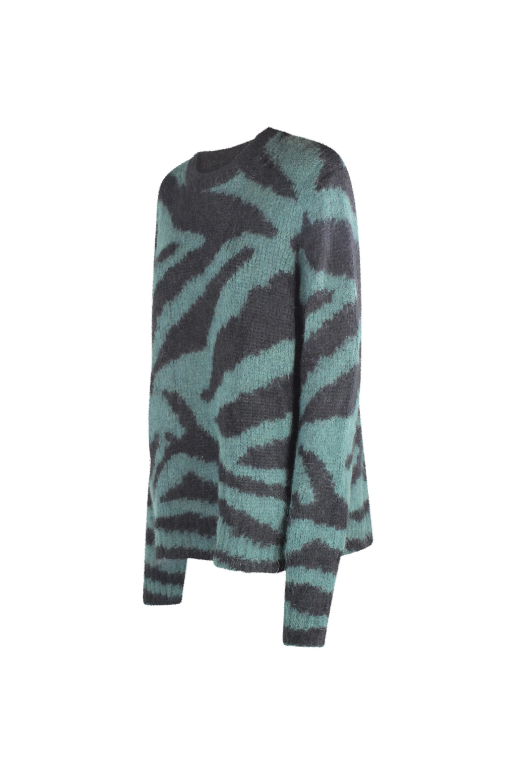 Zebra print maxi sweater FW2022