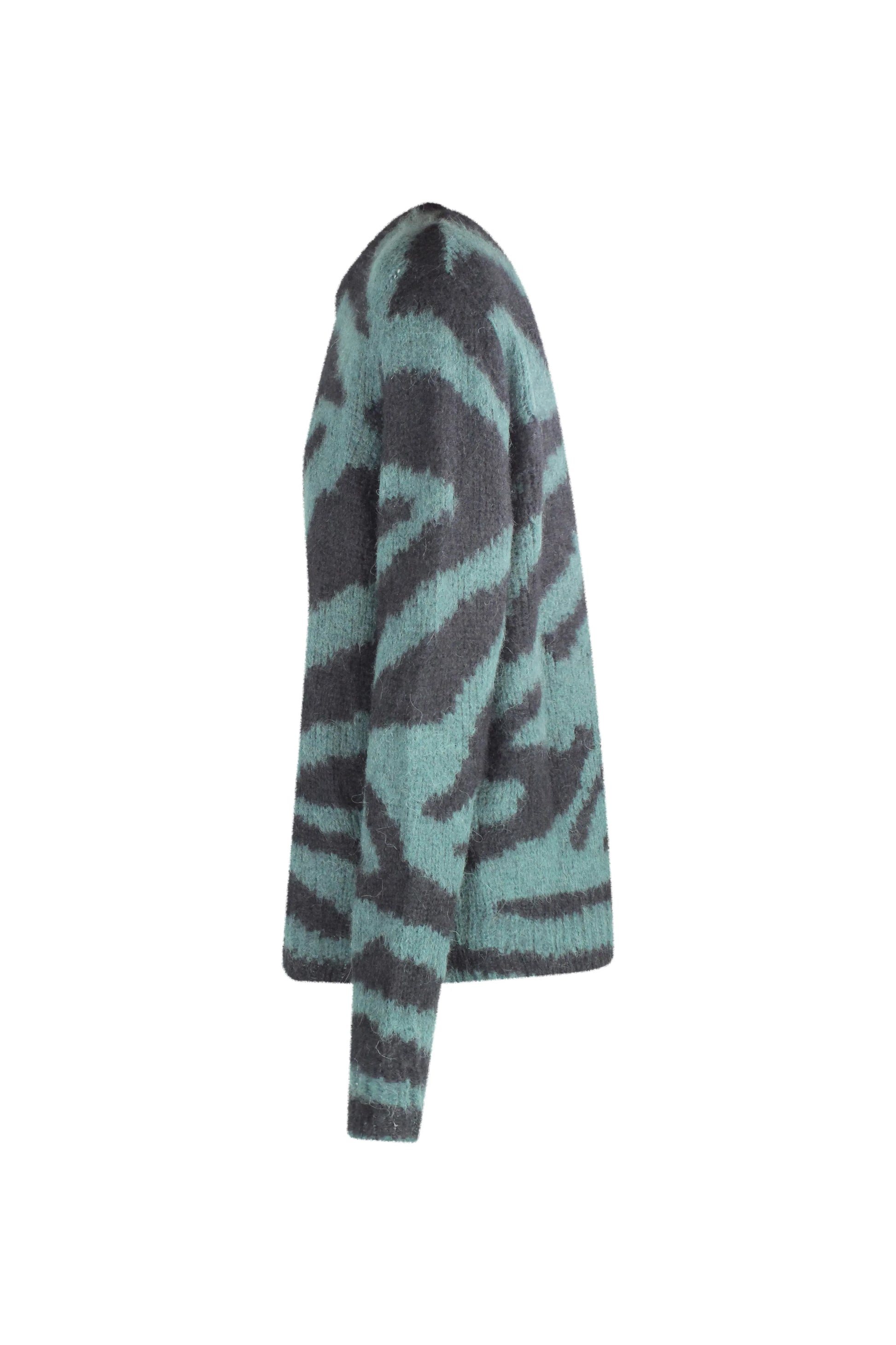 Zebra print maxi sweater FW2022