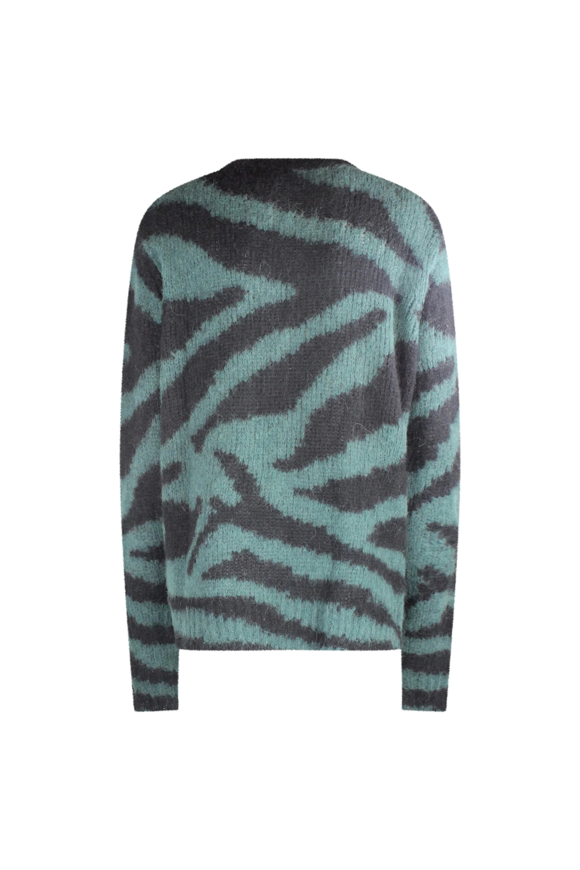 Zebra print maxi sweater FW2022