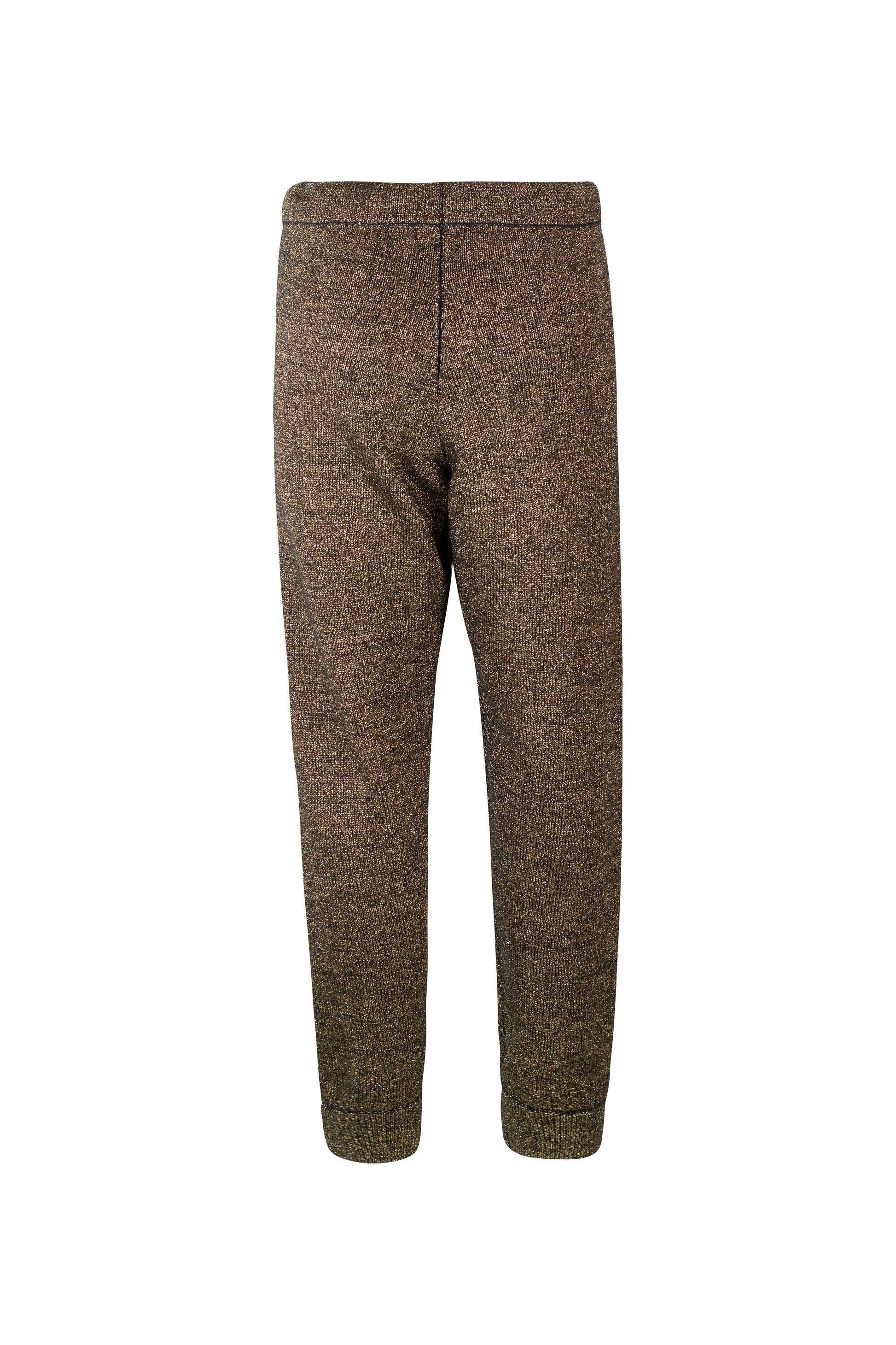 Golden Lurex Jogger Pants