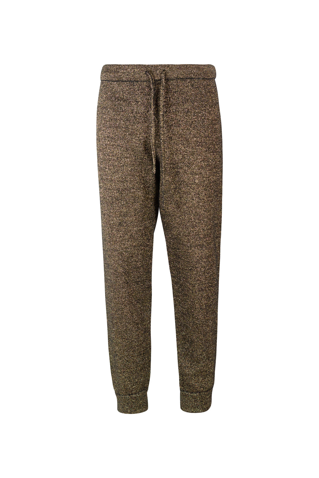Golden Lurex Jogger Pants