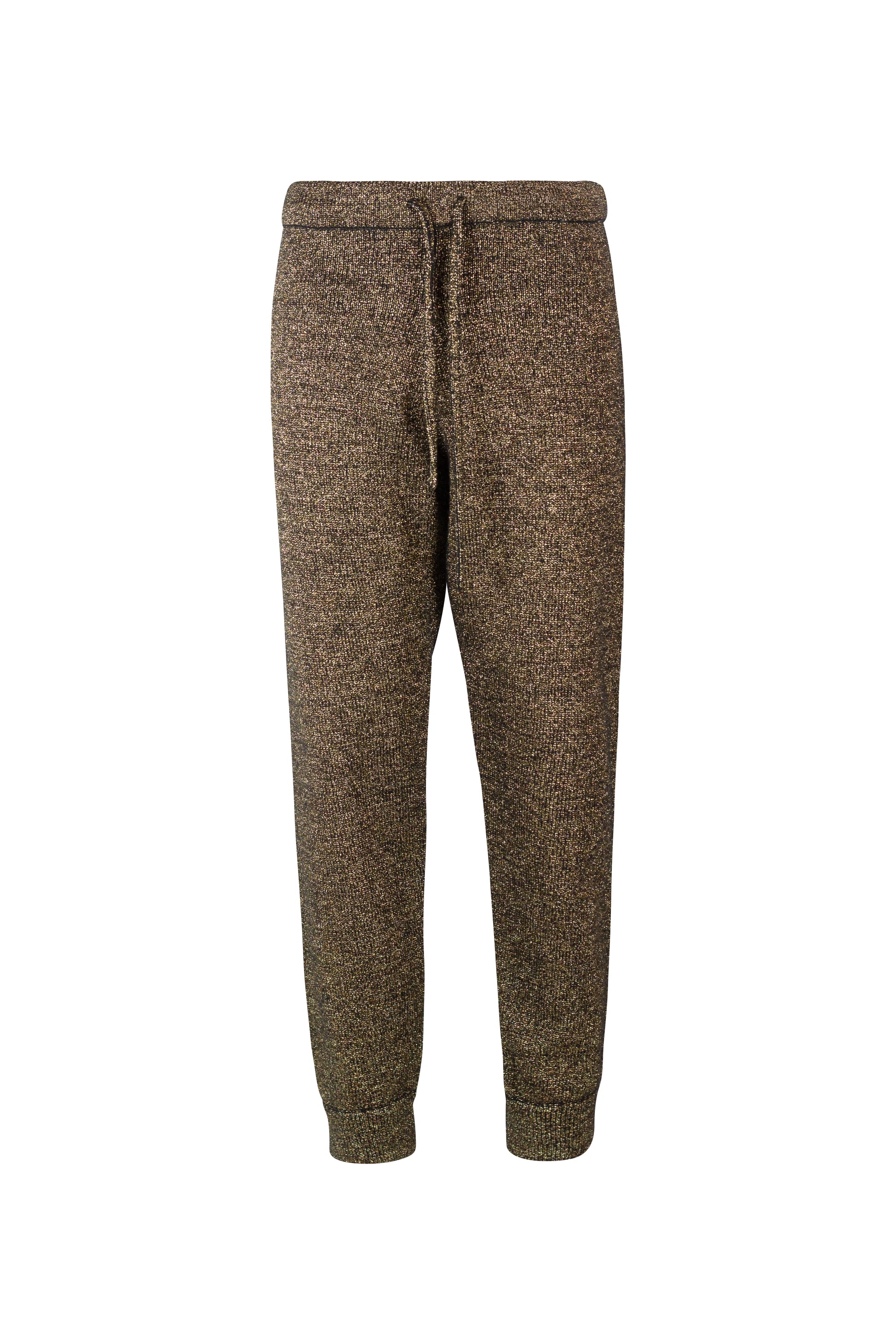 Golden Lurex Jogger Pants