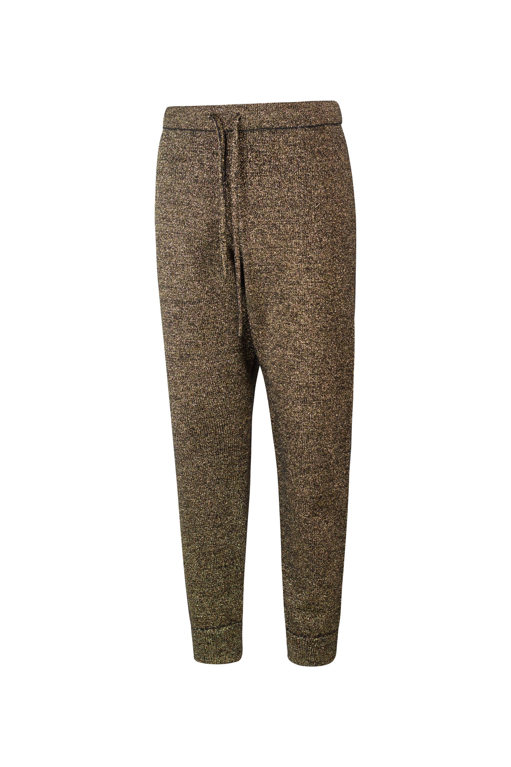 Golden Lurex Jogger Pants