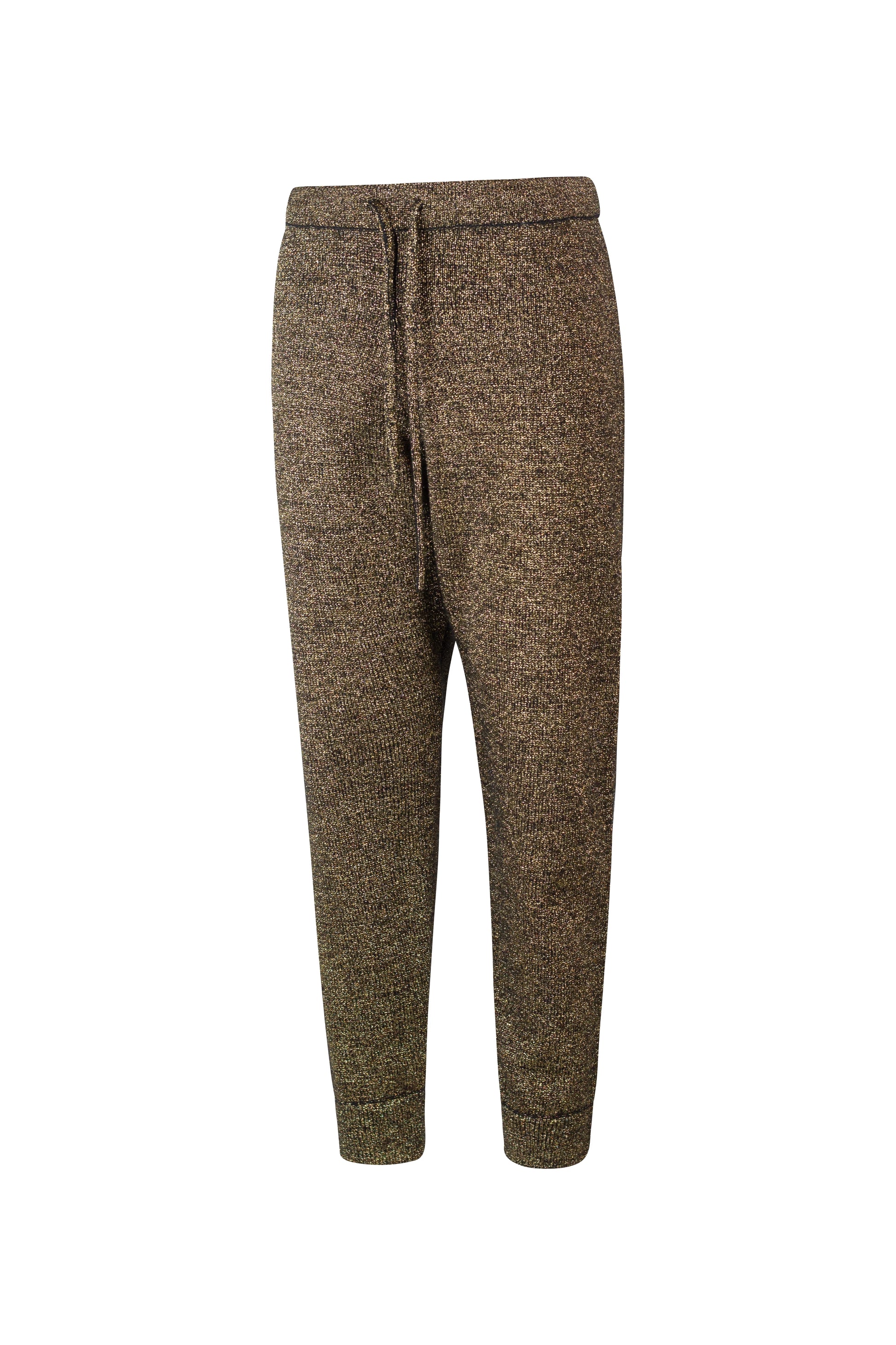 Golden Lurex Jogger Pants