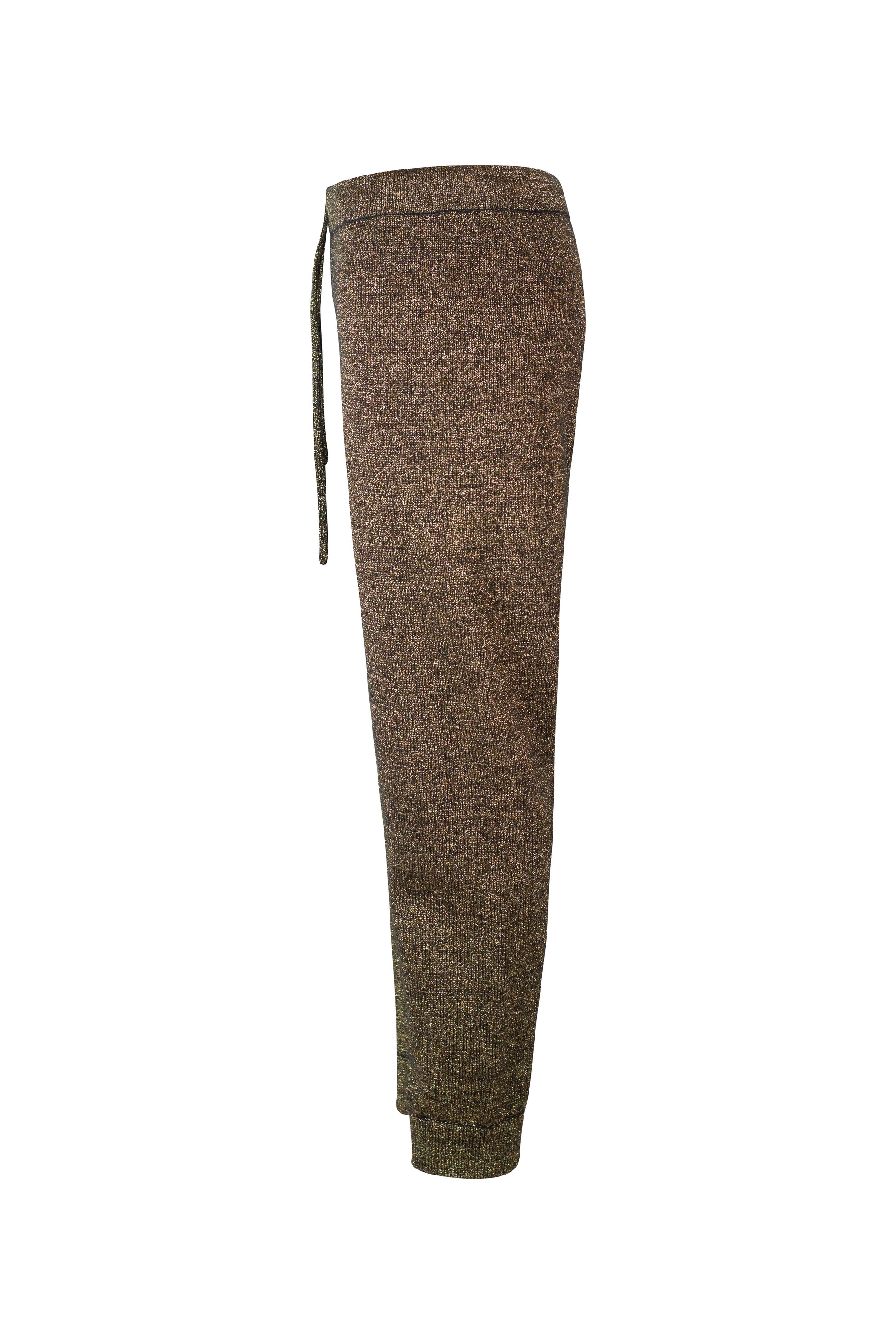 Golden Lurex Jogger Pants