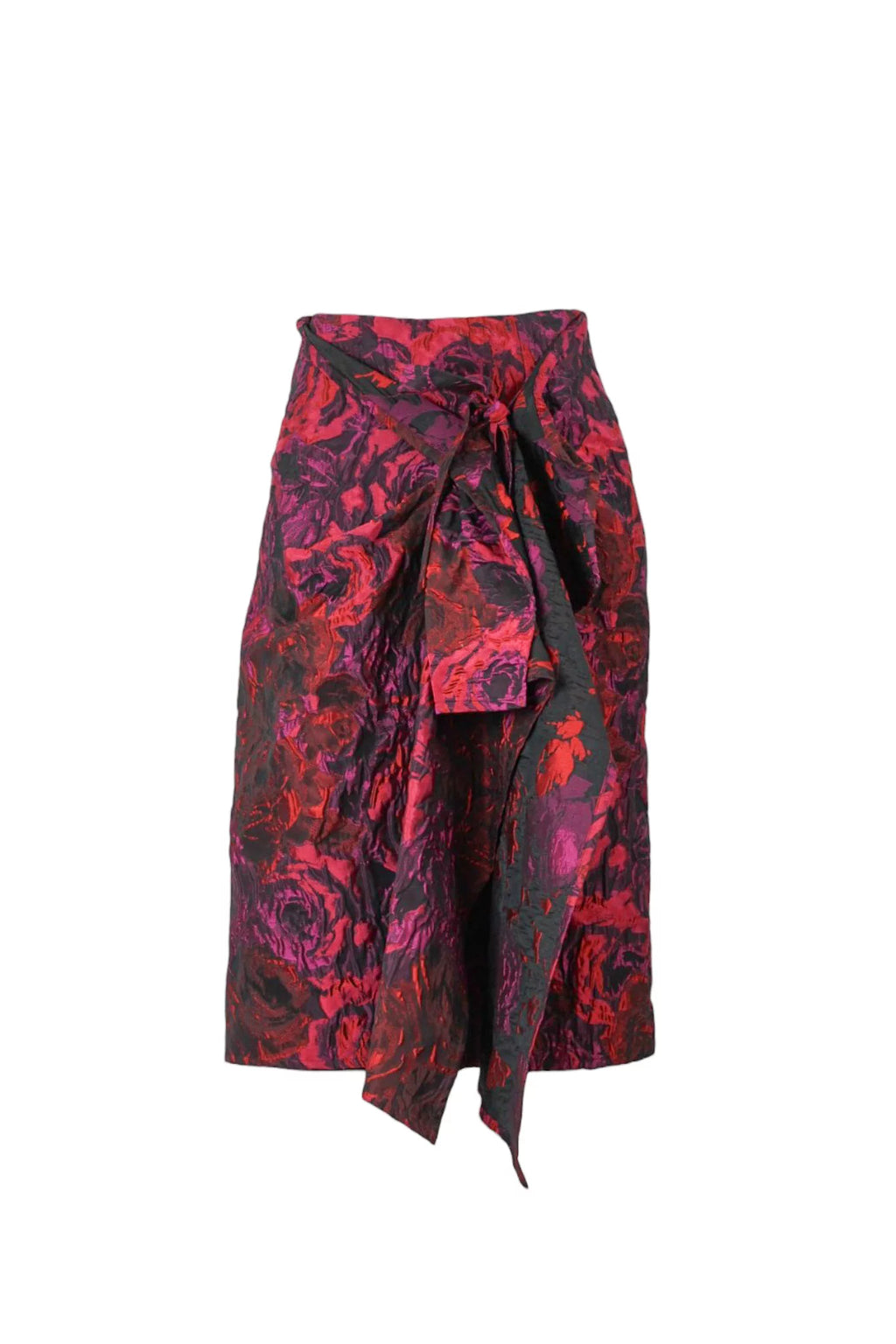Floral Jacquard Midi Skirt FW2021
