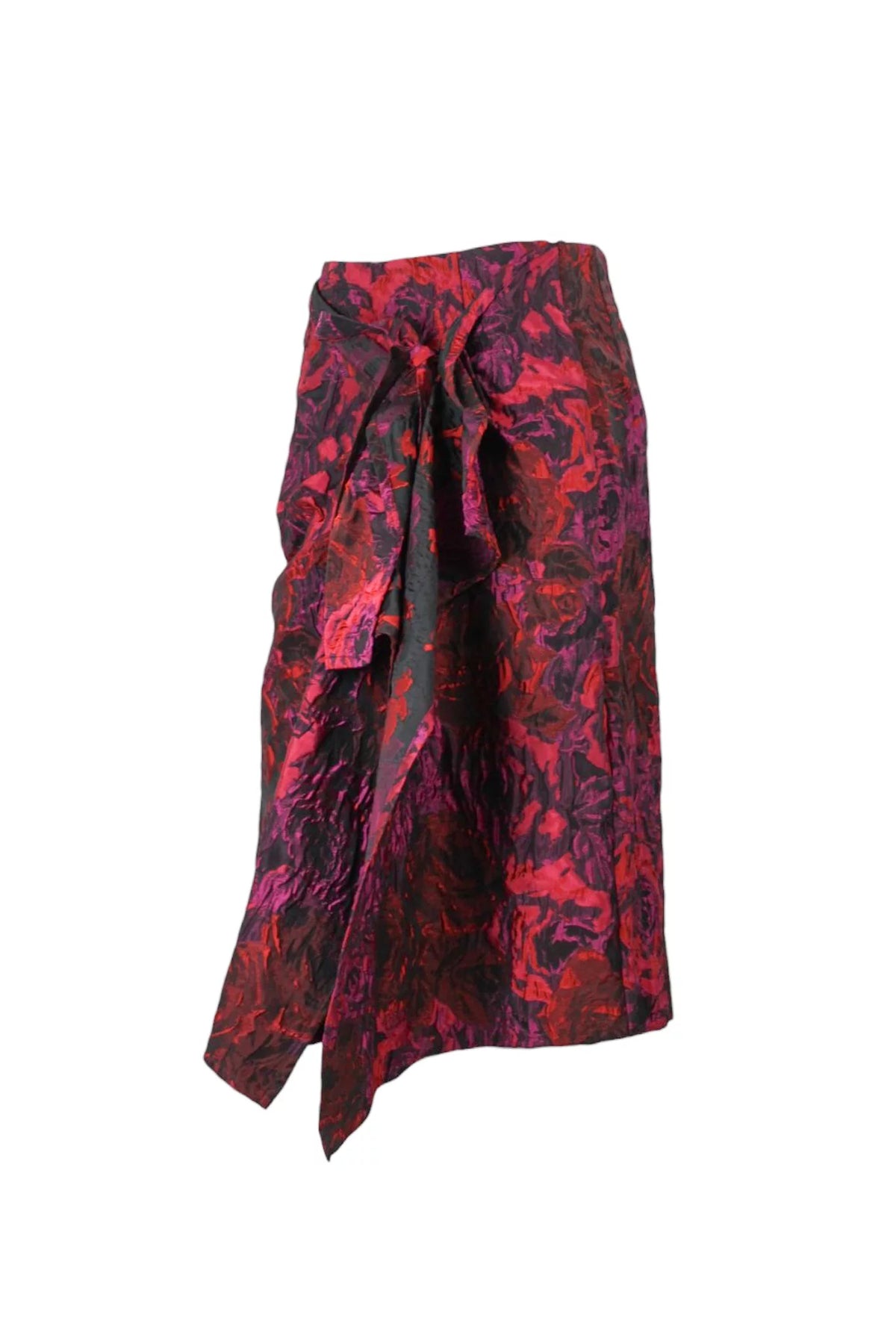 Floral Jacquard Midi Skirt FW2021