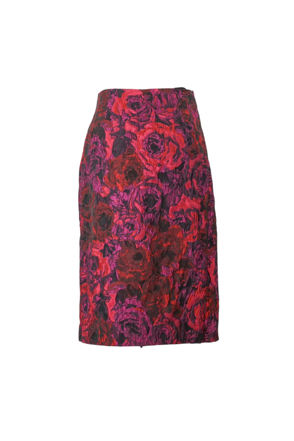Floral Jacquard Midi Skirt FW2021